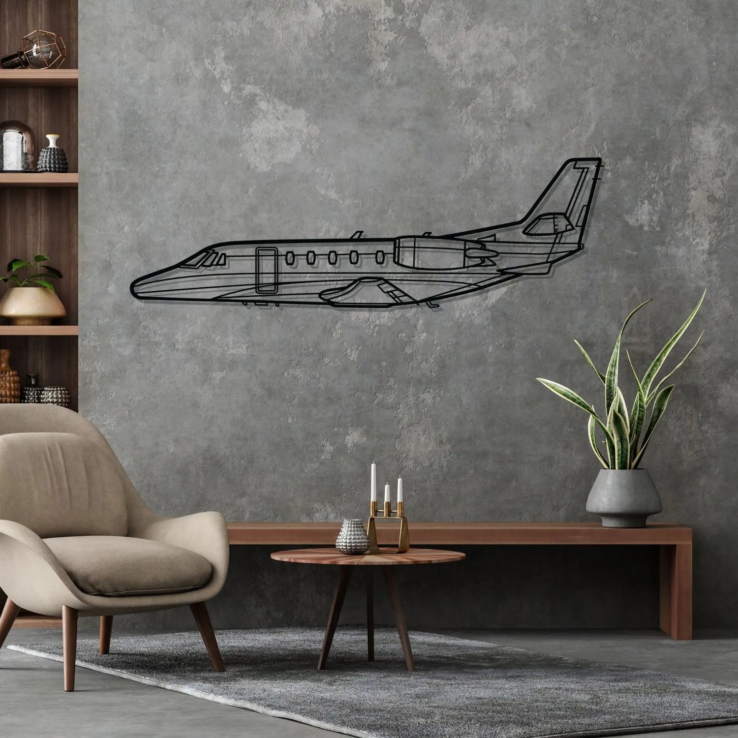 Décoration murale en métal - Citation XLS aircraftvibes