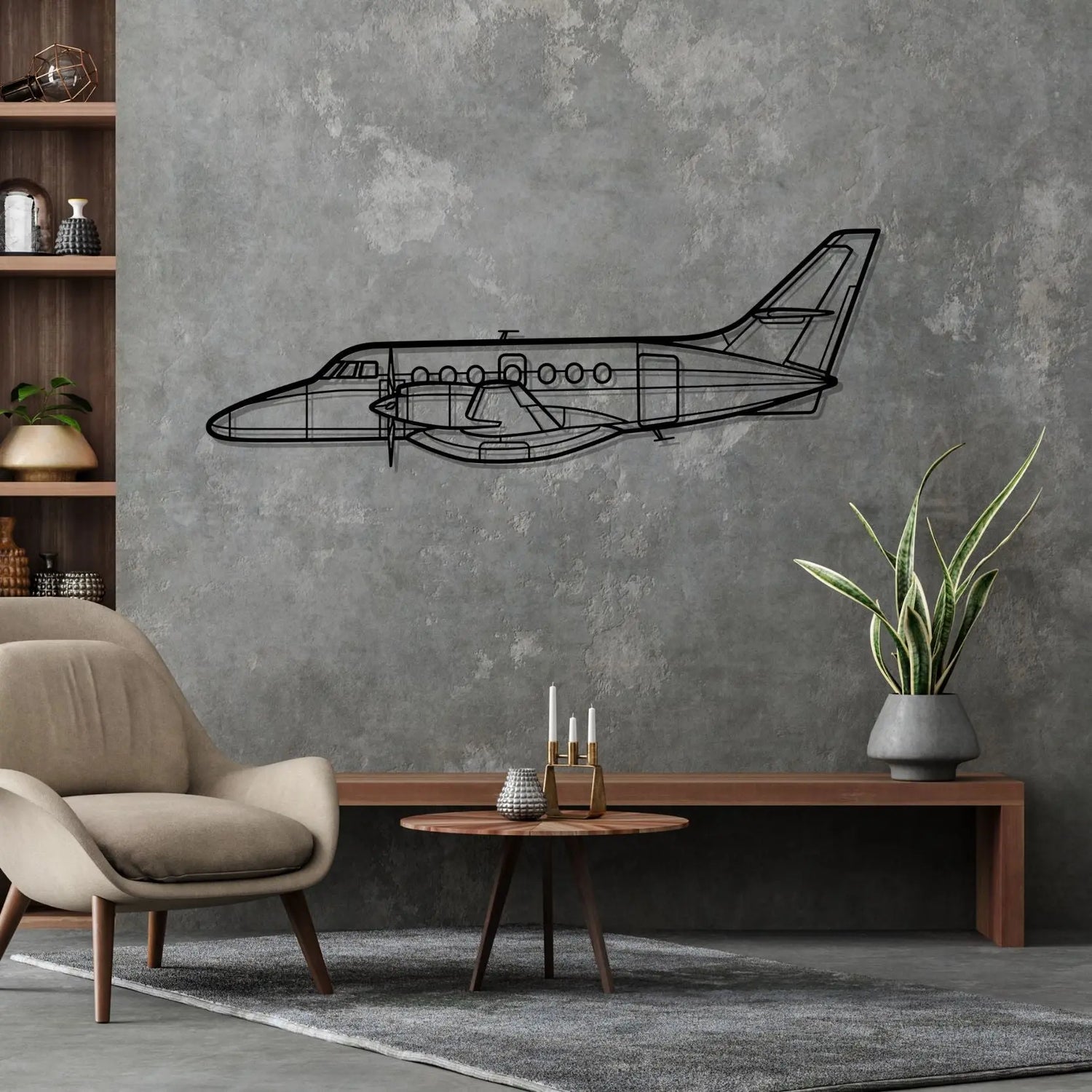 Décoration murale en métal - Jetstream 32 aircraftvibes