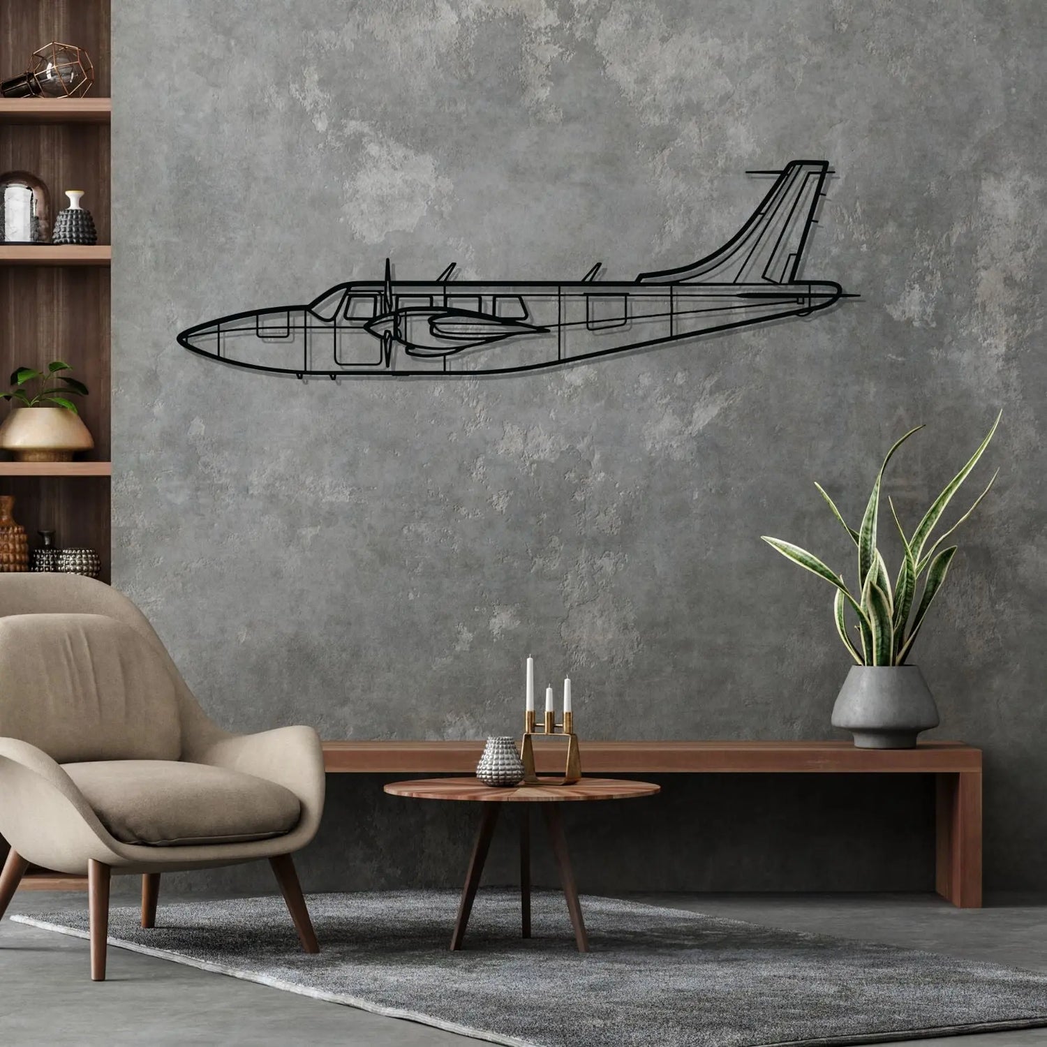 Décoration murale en métal - Aerostar 601P aircraftvibes