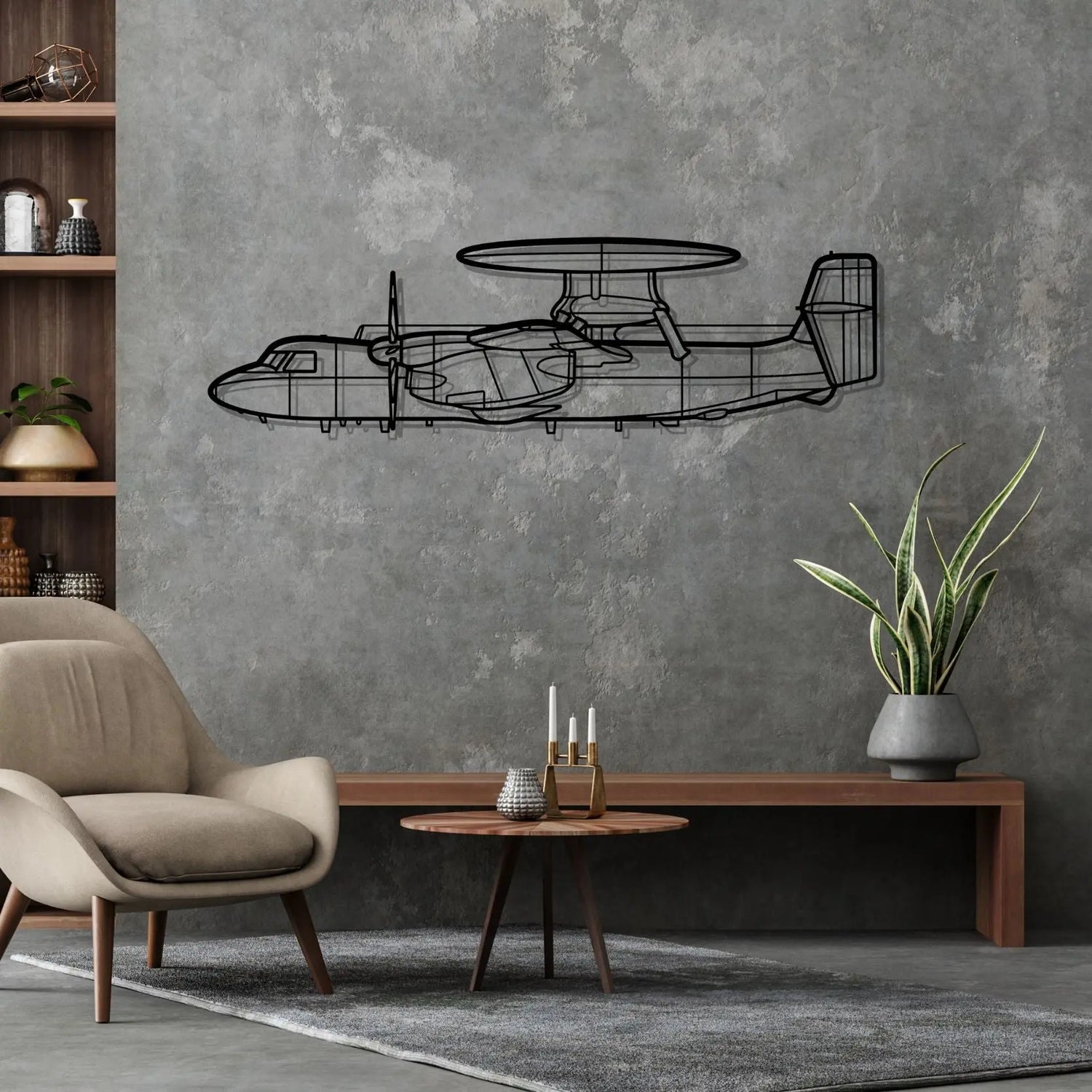 Décoration murale en métal - E-2D Hawkeye aircraftvibes