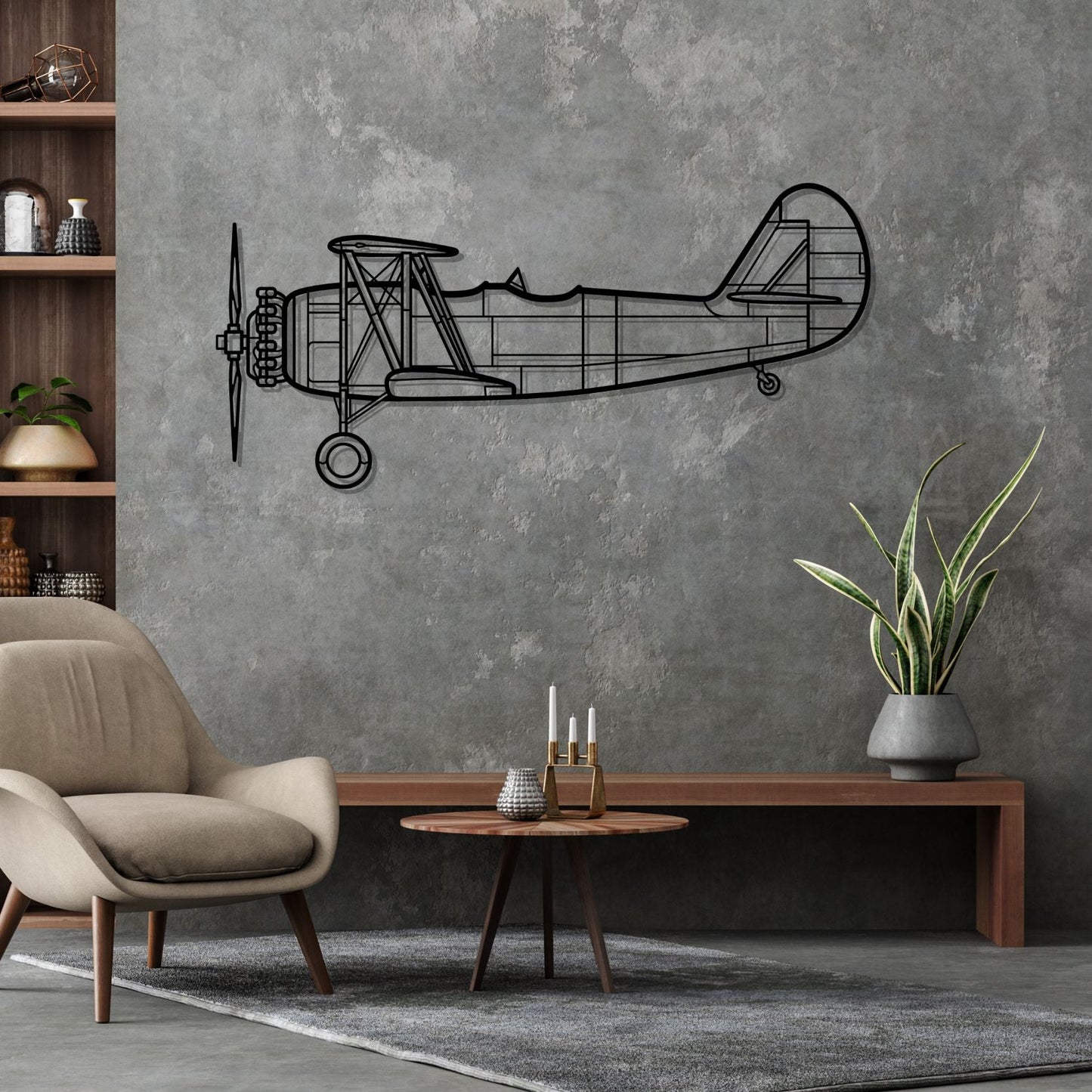 Décoration murale en métal - N3N-3 Silhouette