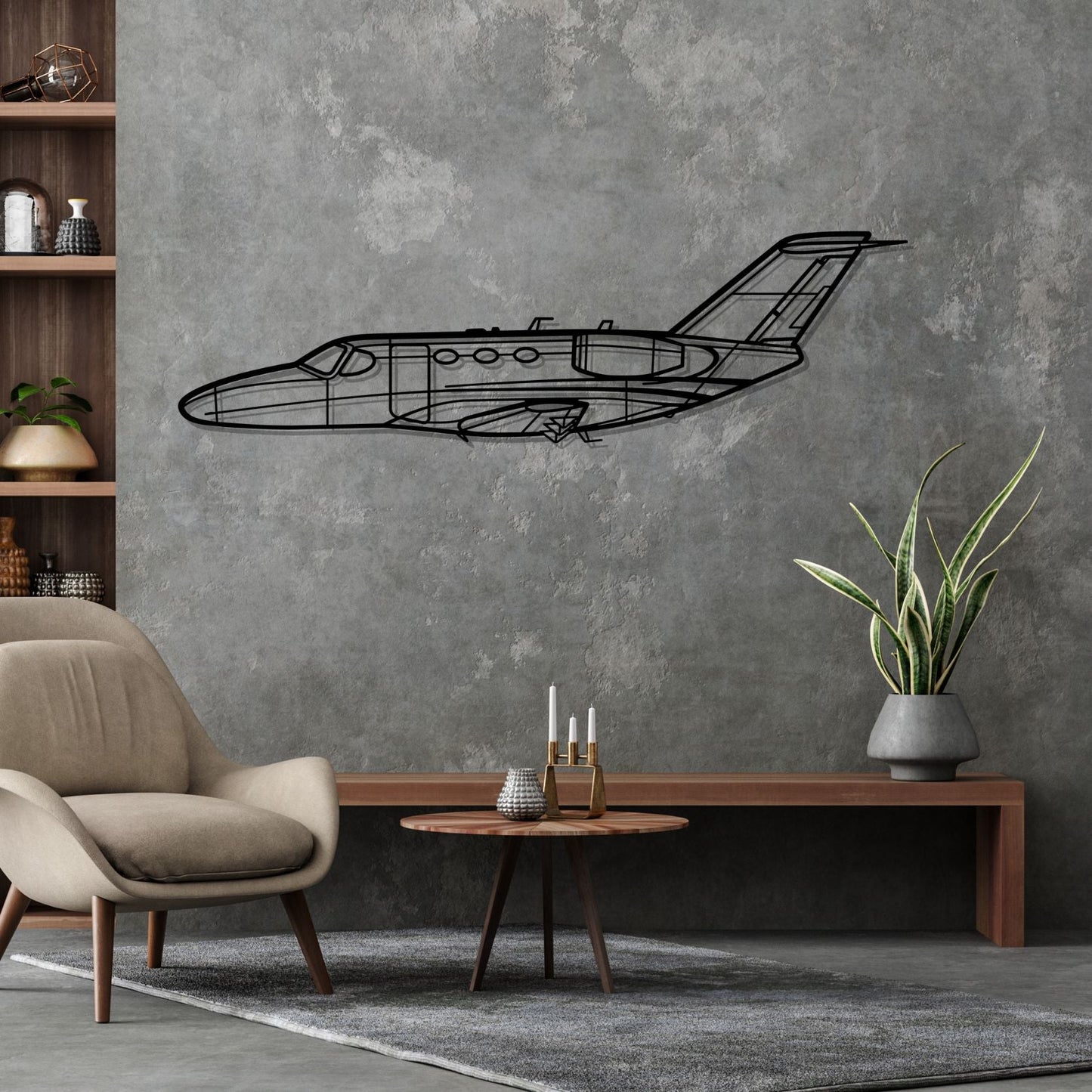 Décoration murale en métal - Citation Mustang