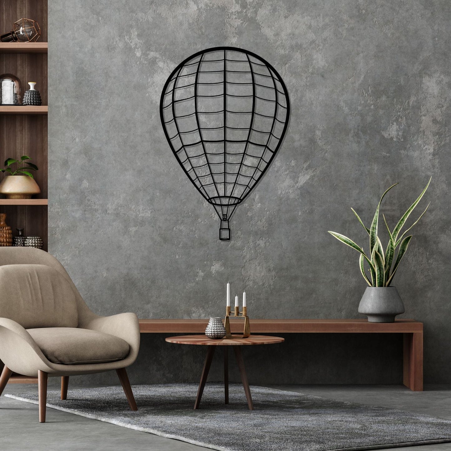 Décoration murale en métal - B-70 Silhouette