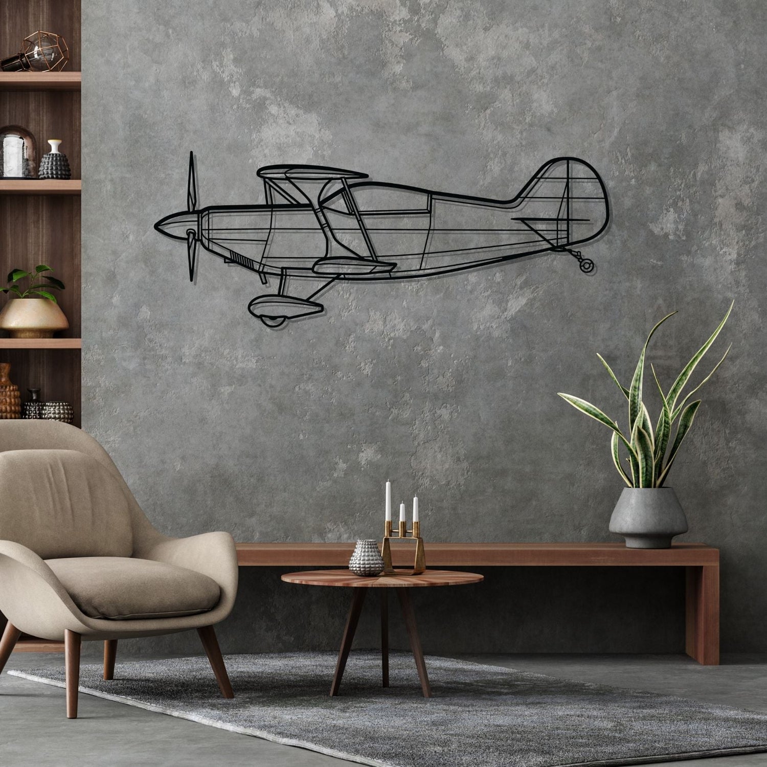 Décoration murale en métal - Pitts S-2B aircraftvibes