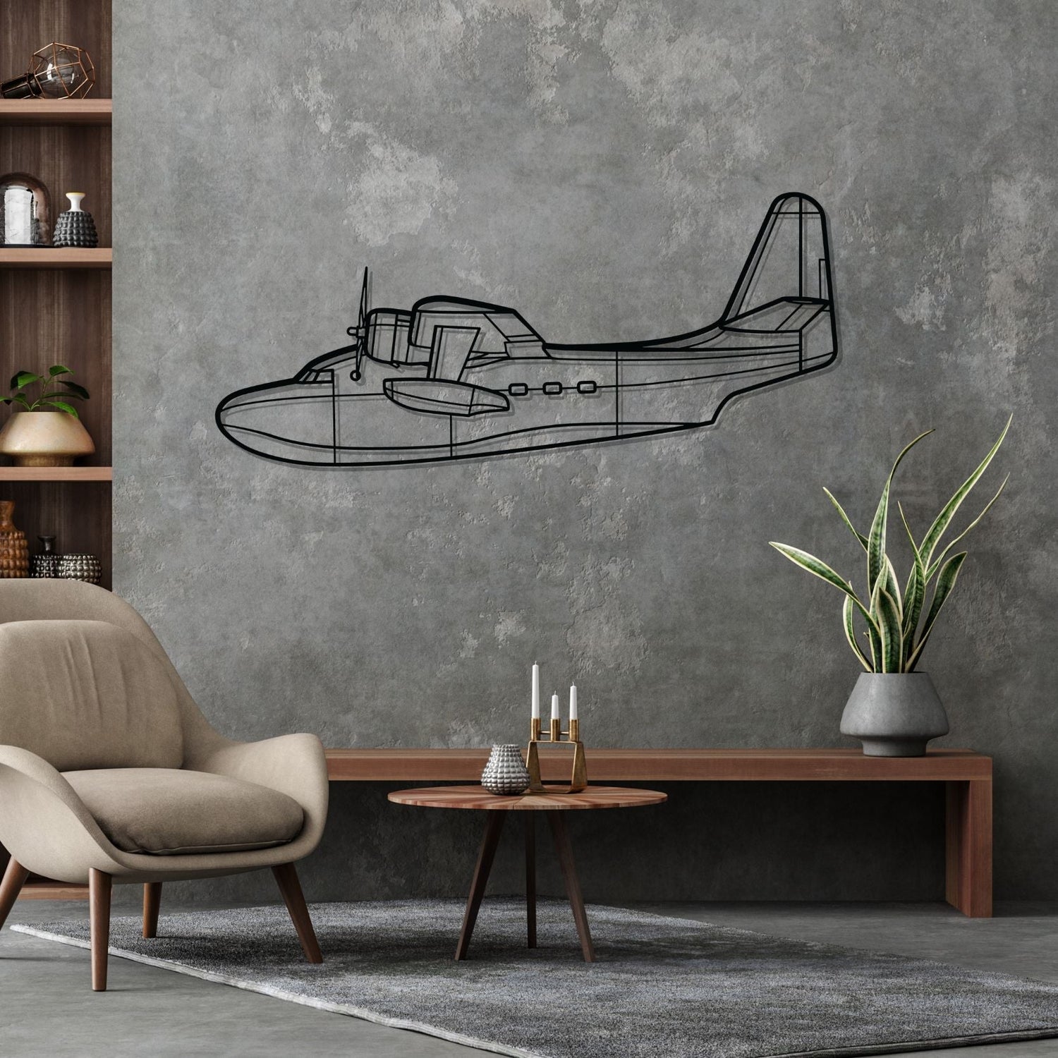 Décoration murale en métal - HU-16B Albatross aircraftvibes