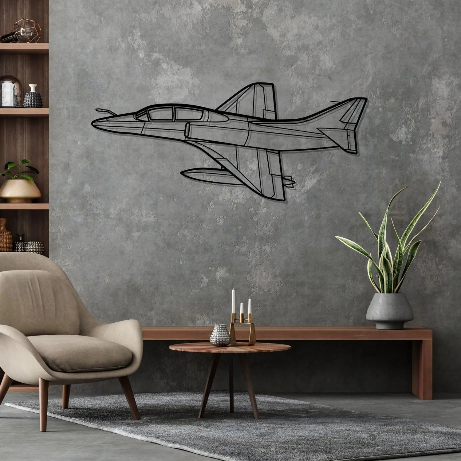 Décoration murale en métal - TA-4J Skyhawk aircraftvibes