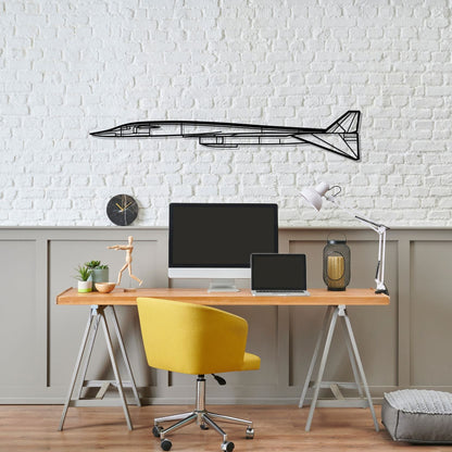 Décoration murale en métal - XB70 Valkyrie