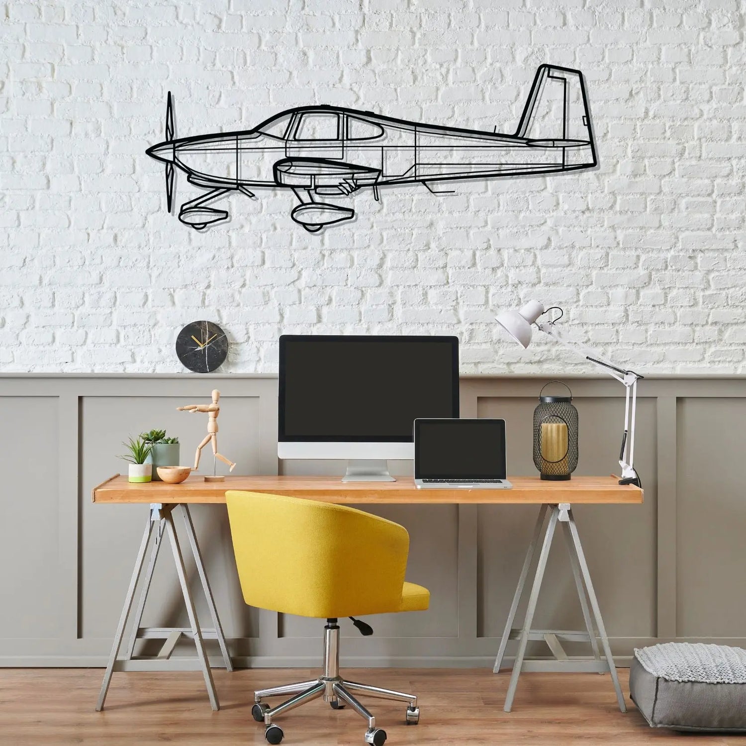 Décoration murale en métal - RV-10 Silhouette aircraftvibes