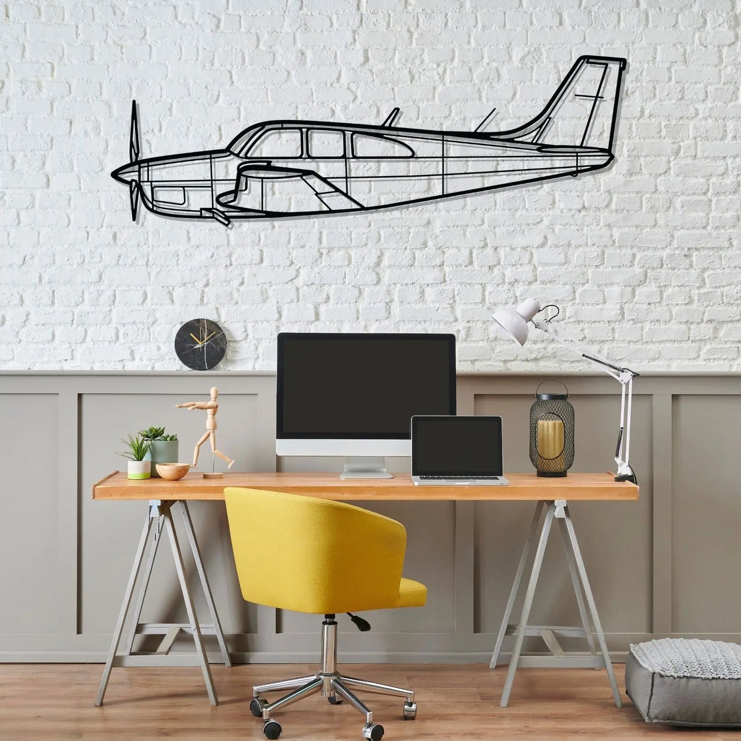 Décoration murale en métal - C33 Silhouette aircraftvibes