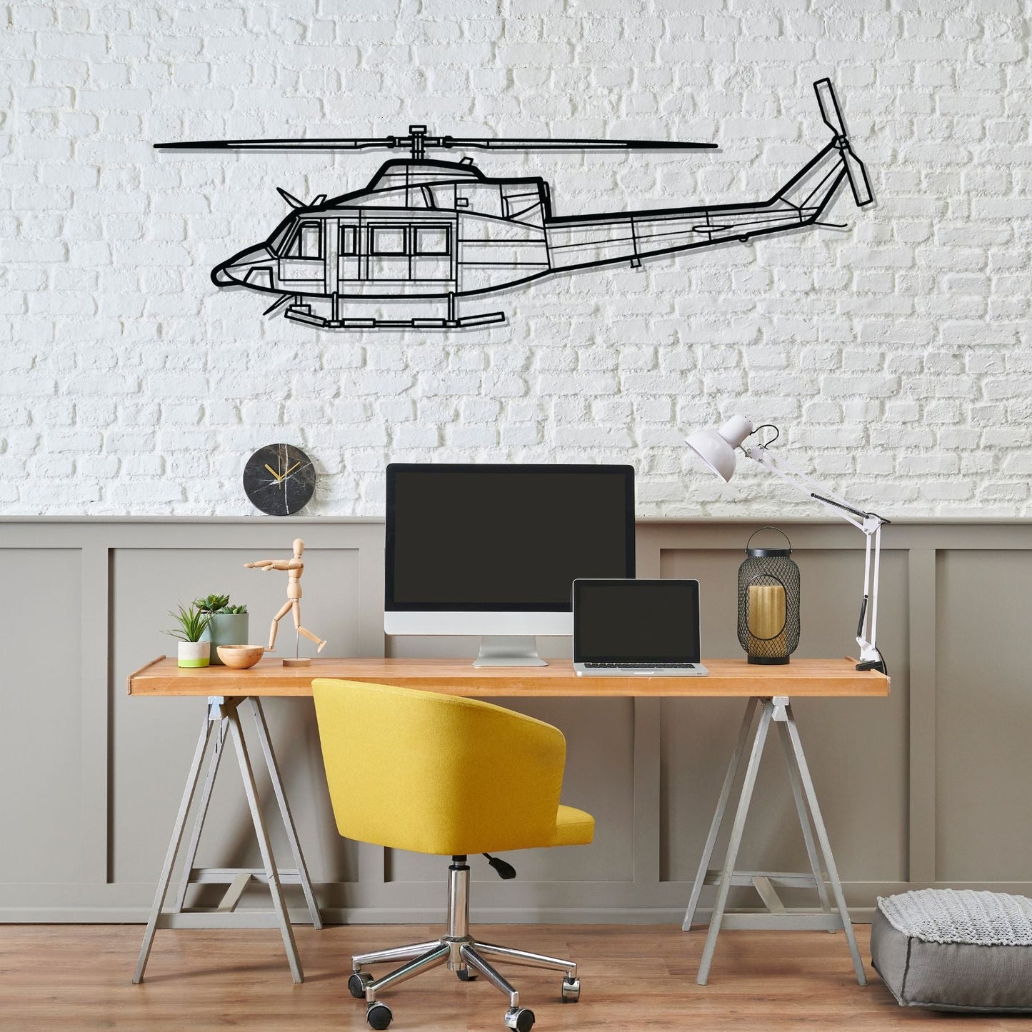 Décoration murale en métal - 412EP Silhouette