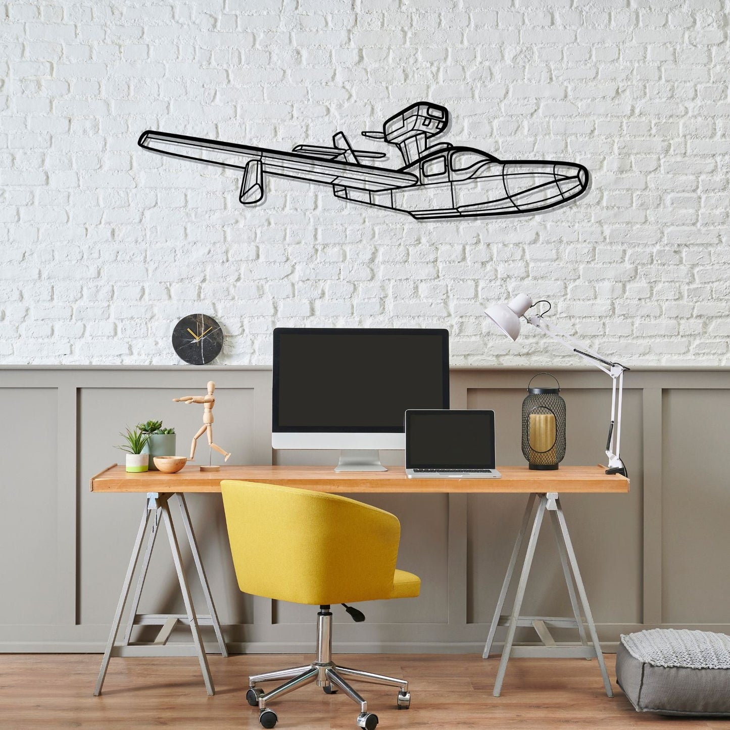 Décoration murale en métal - 270 Turbo