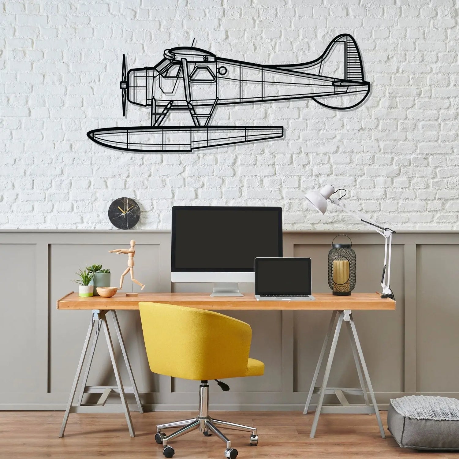 Décoration murale en métal - de Havilland aircraftvibes