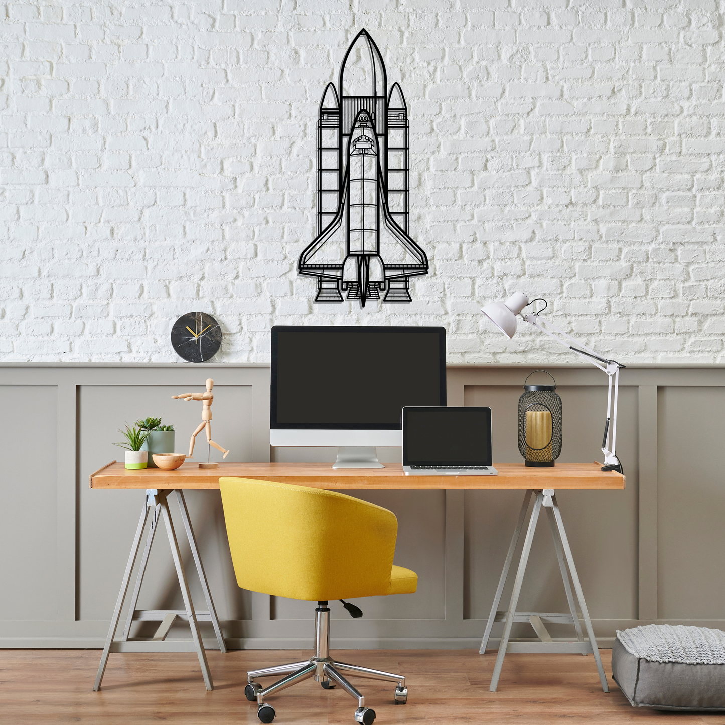 Décoration murale en métal - Space System