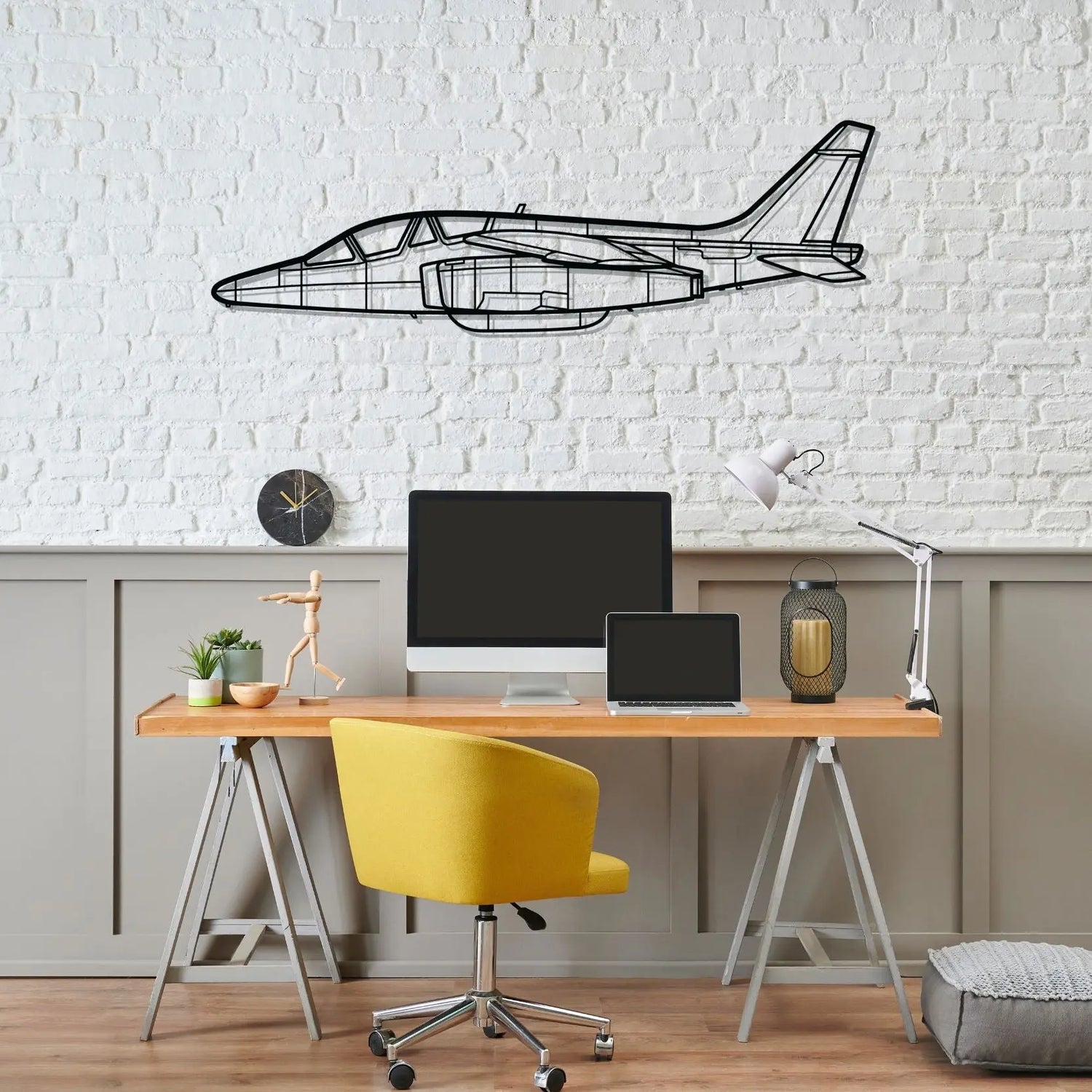 Décoration murale en métal - Alpha Jet aircraftvibes