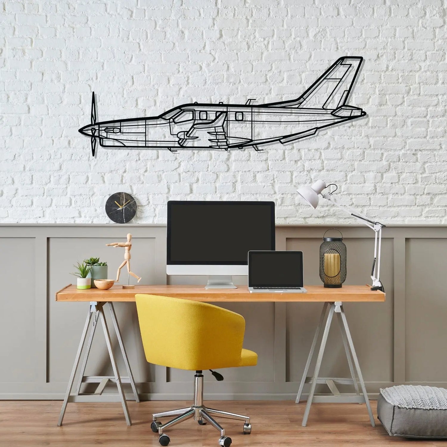 Décoration murale en métal - TBM 960 aircraftvibes