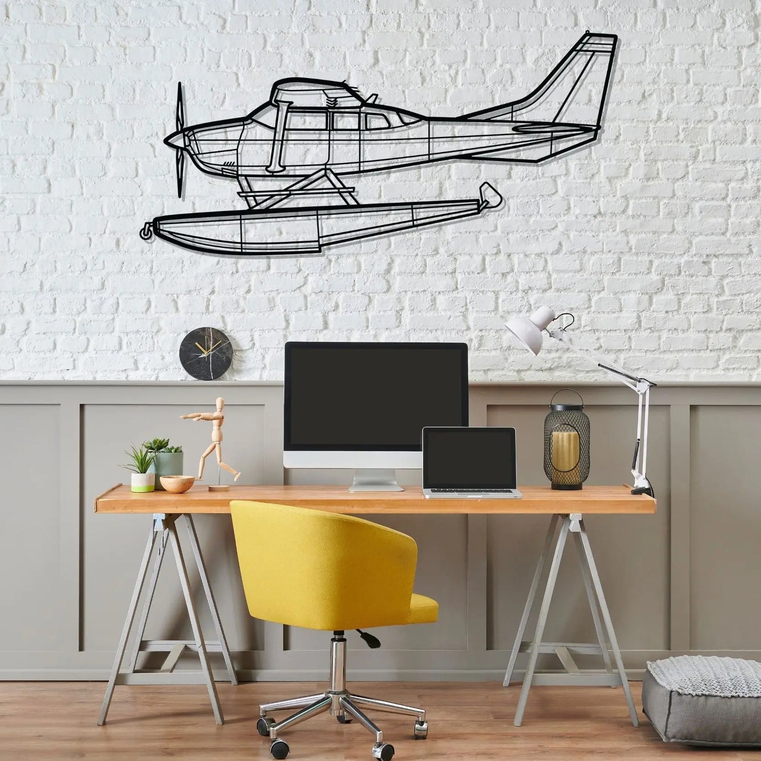 Décoration murale en métal - 206 Turbo aircraftvibes