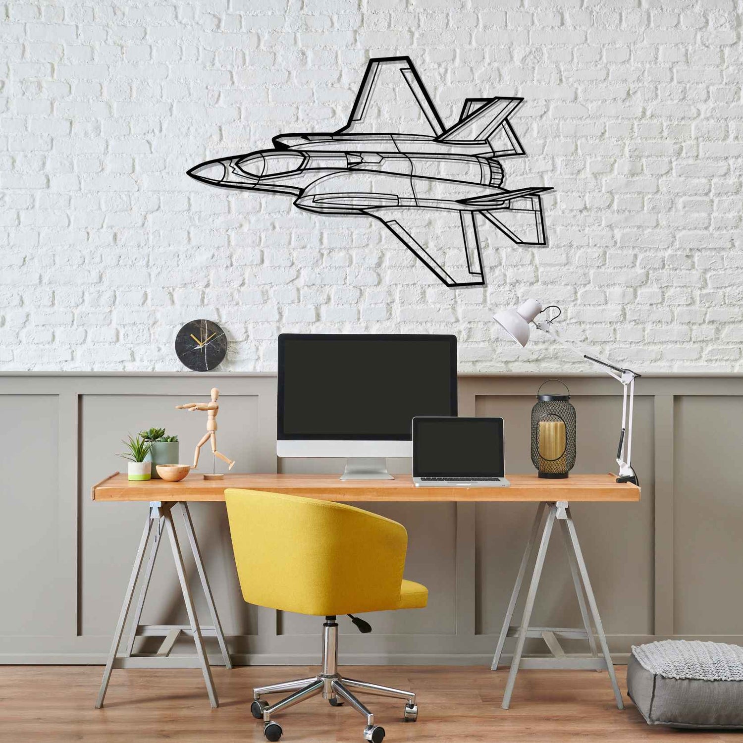 Décoration murale en métal - F-35A Lightning aircraftvibes