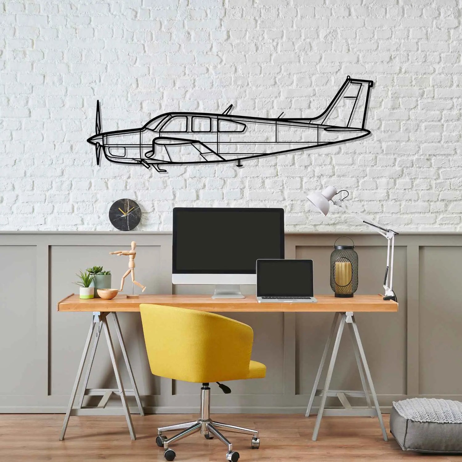 Décoration murale en métal - Bonanza F33A aircraftvibes