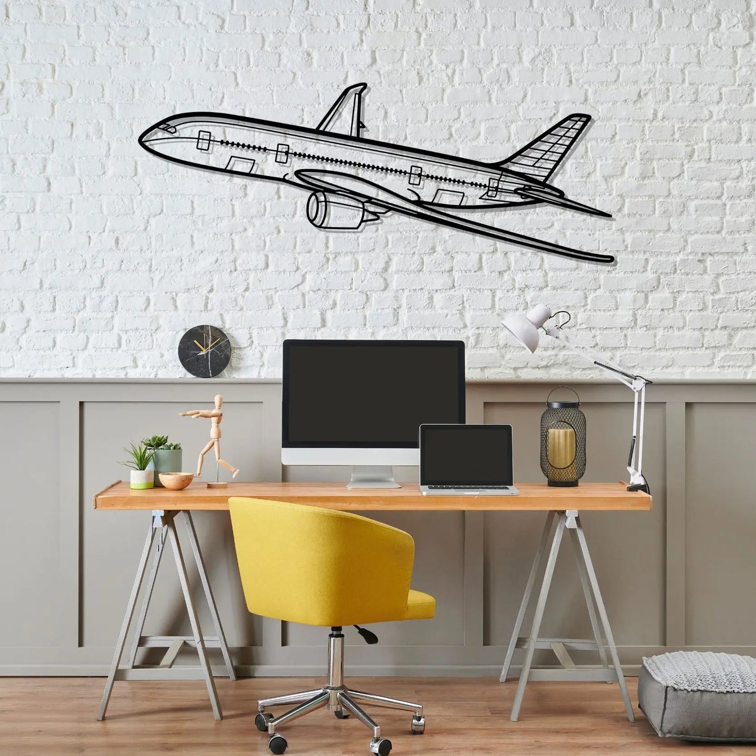 Décoration murale en métal - 787 Angle aircraftvibes