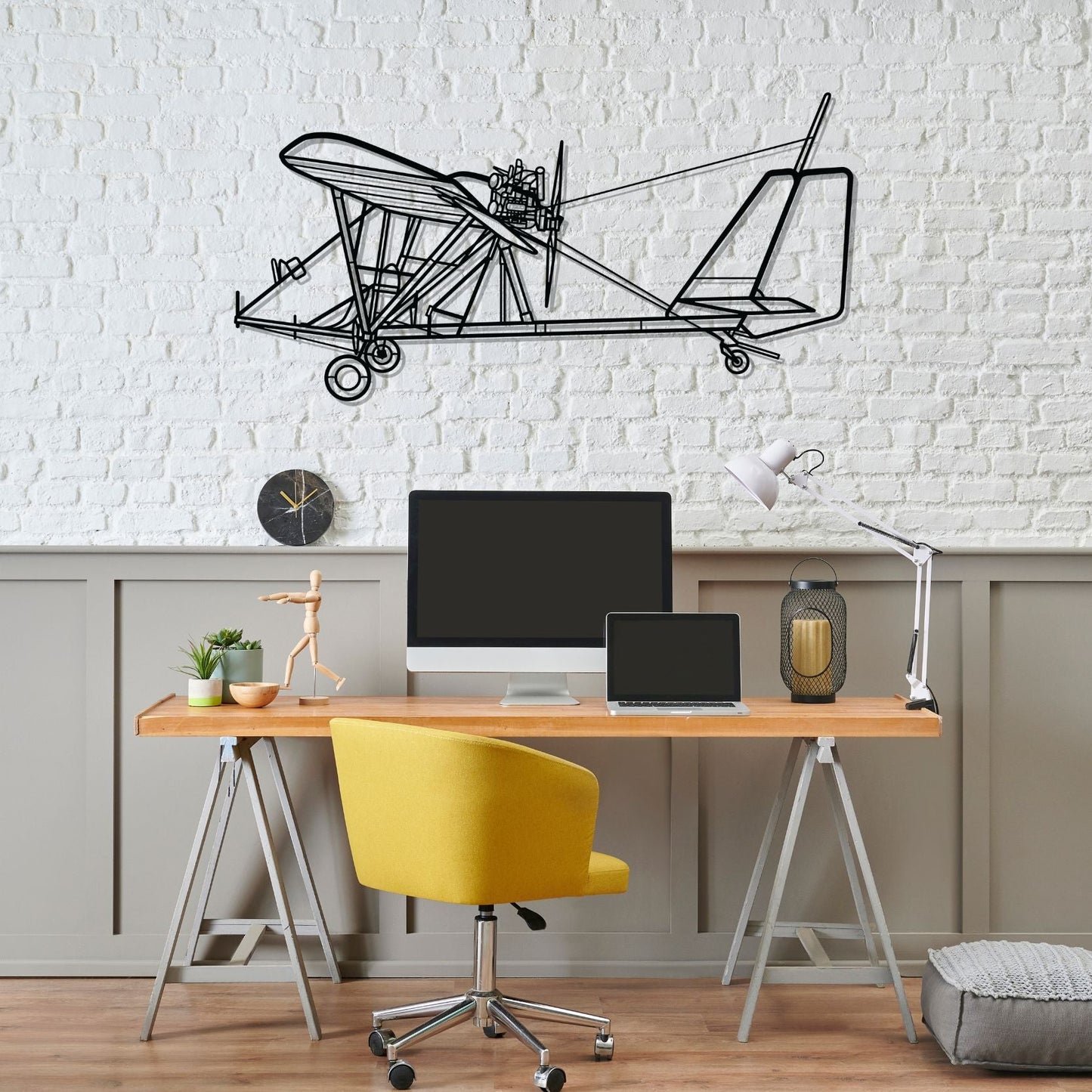 Décoration murale en métal - Dragonfly C