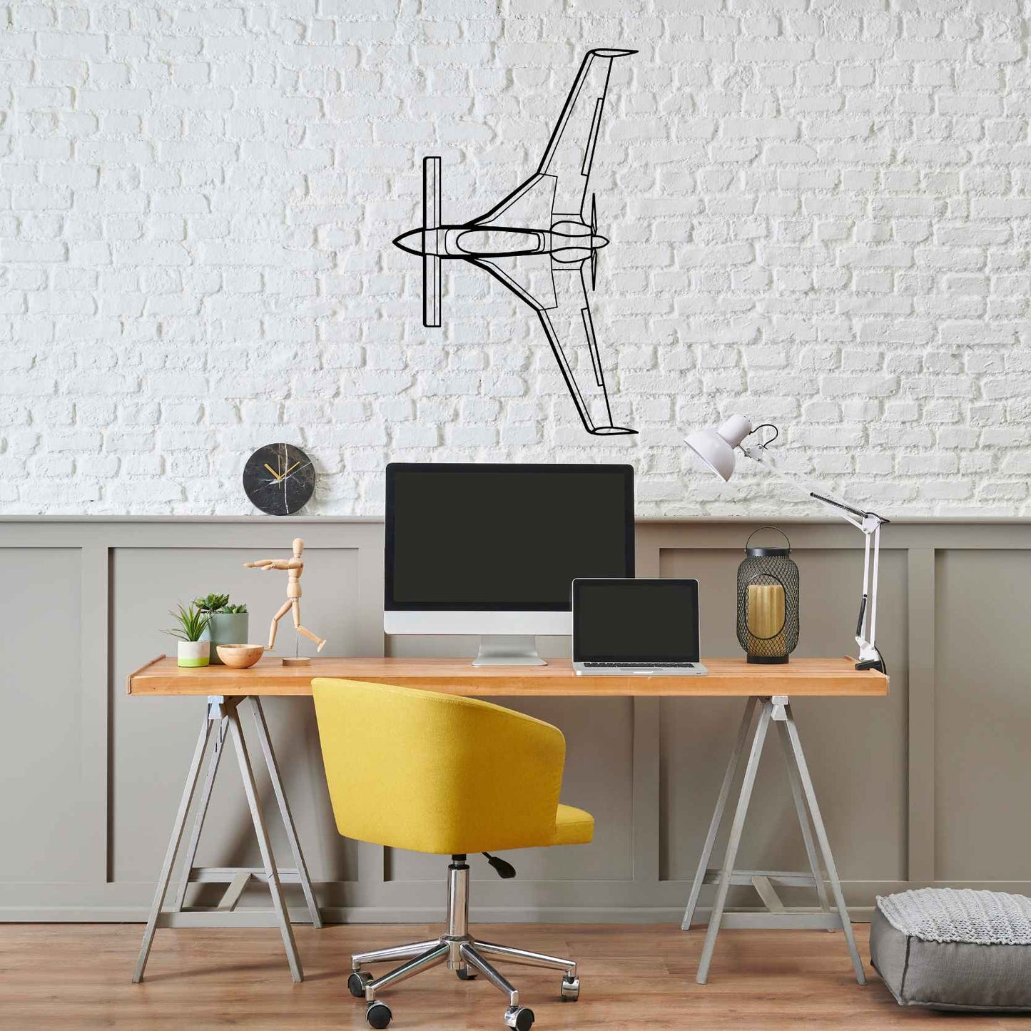 Décoration murale en métal - Long-EZ Top