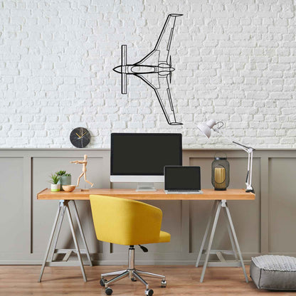 Décoration murale en métal - Long-EZ Top