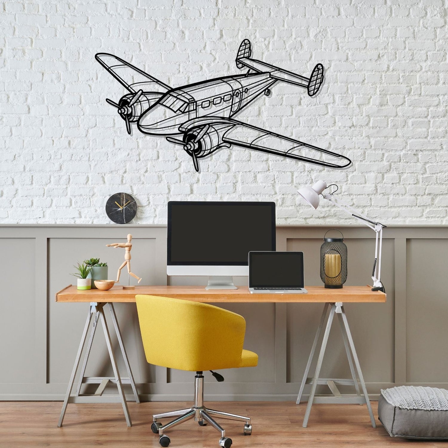 Décoration murale en métal - Model 18 aircraftvibes