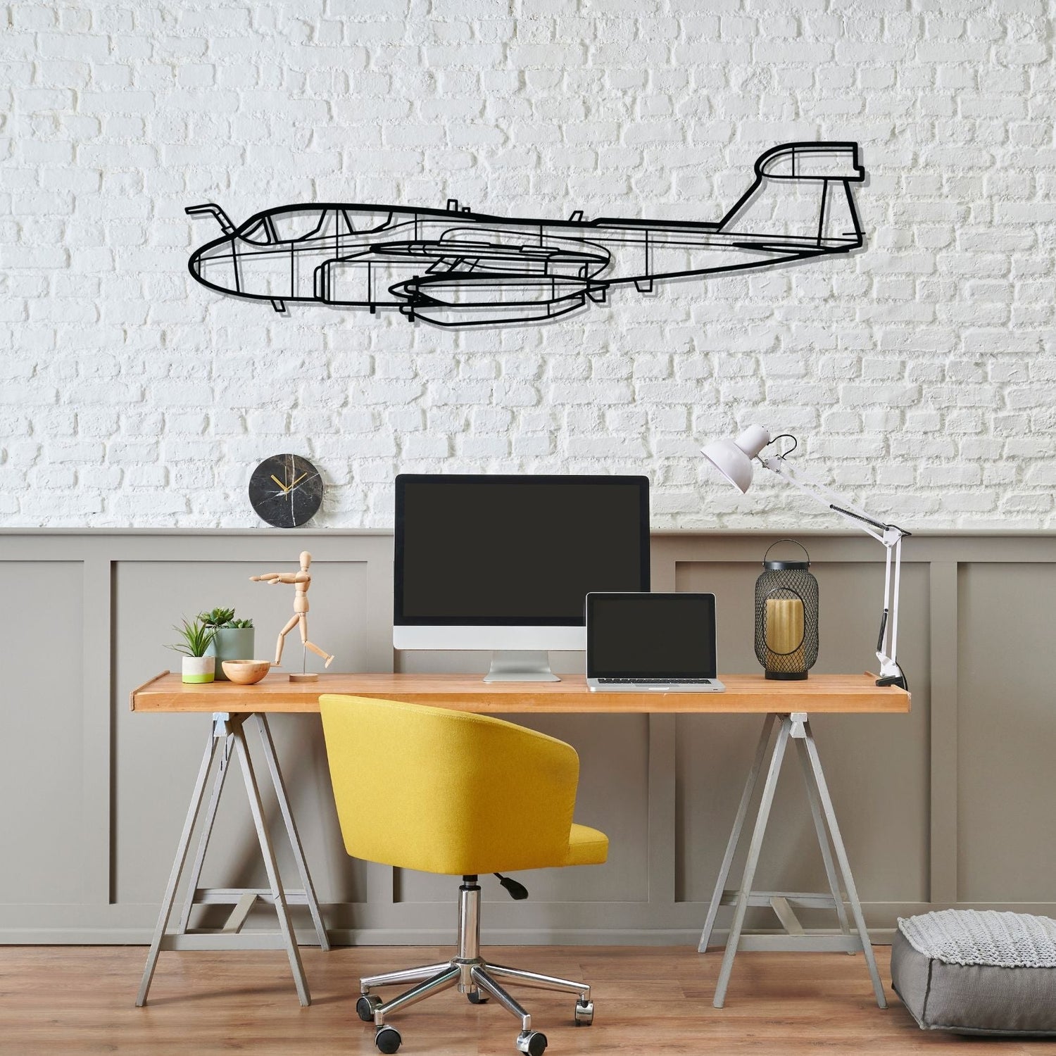 Décoration murale en métal - EA-6B Prowler aircraftvibes