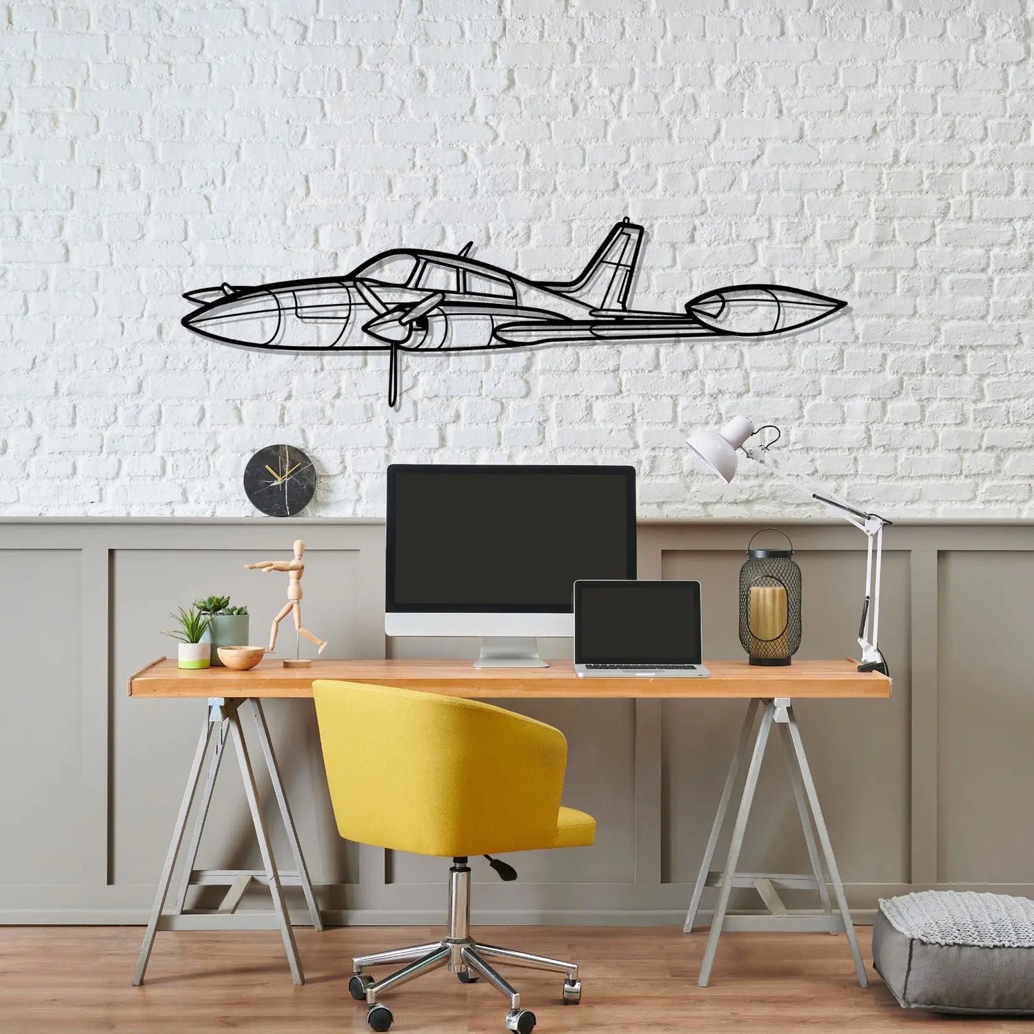 Décoration murale en métal - 310R Angle aircraftvibes