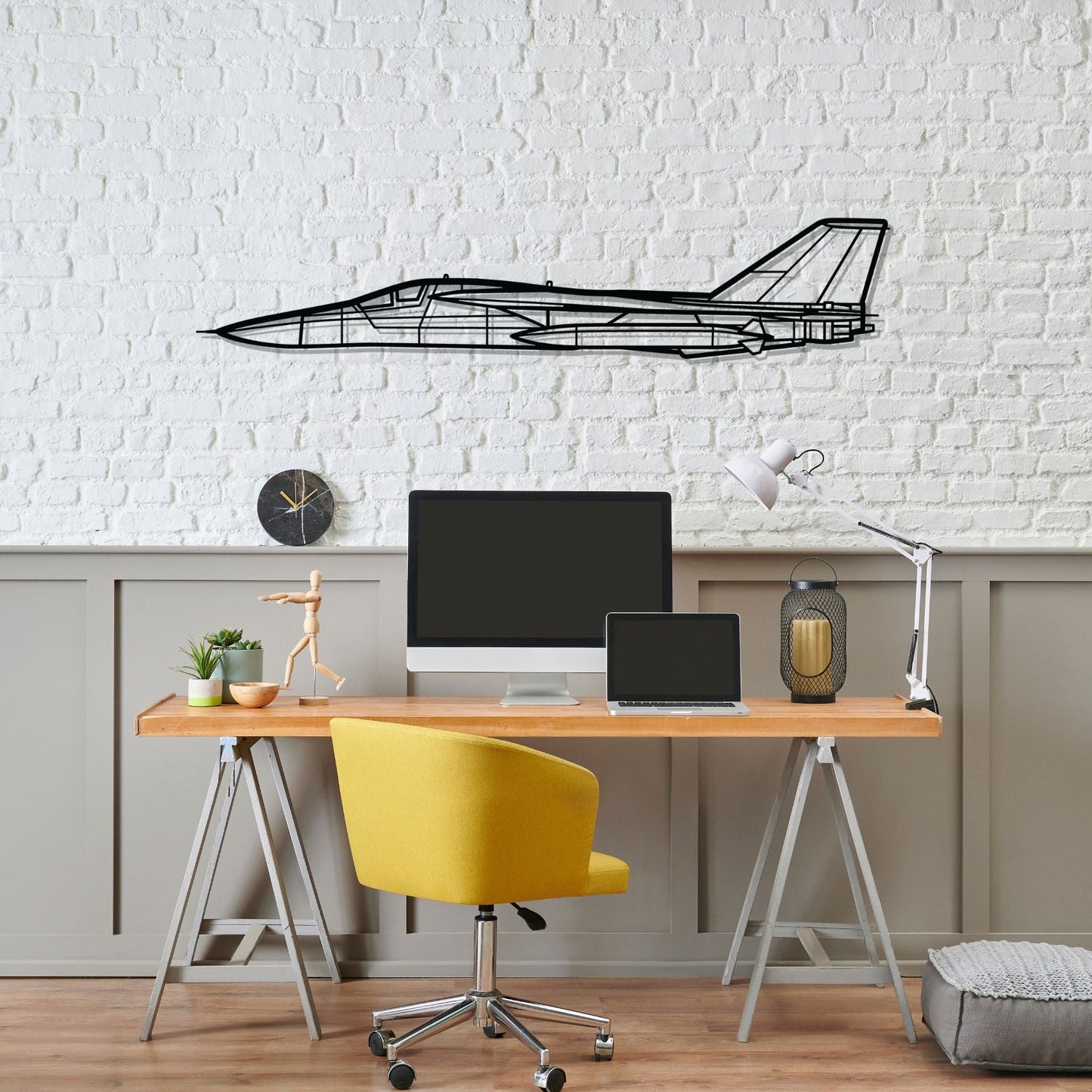 Décoration murale en métal - F-111 Aardvark