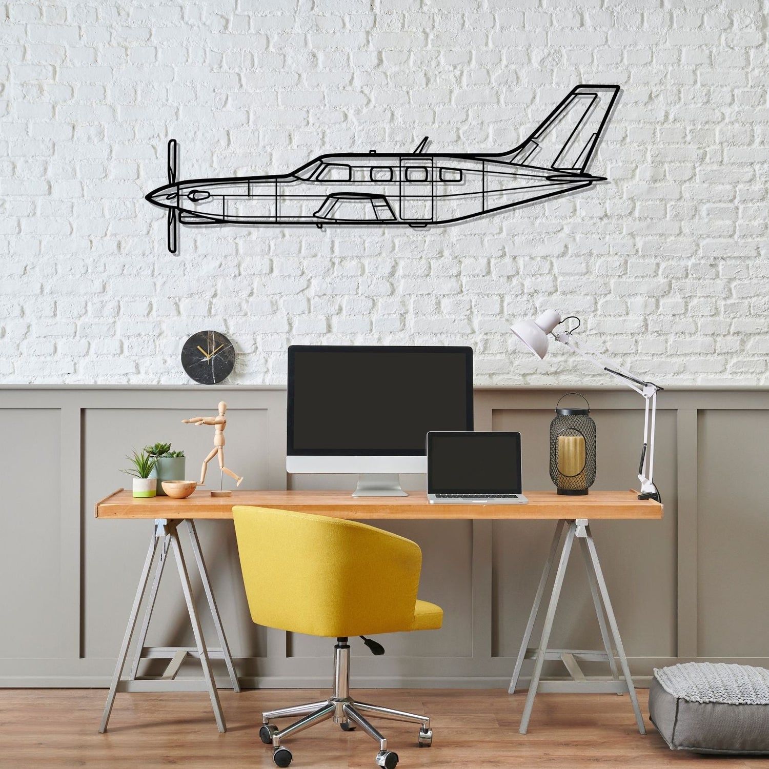 Décoration murale en métal - PA-46 Malibu aircraftvibes