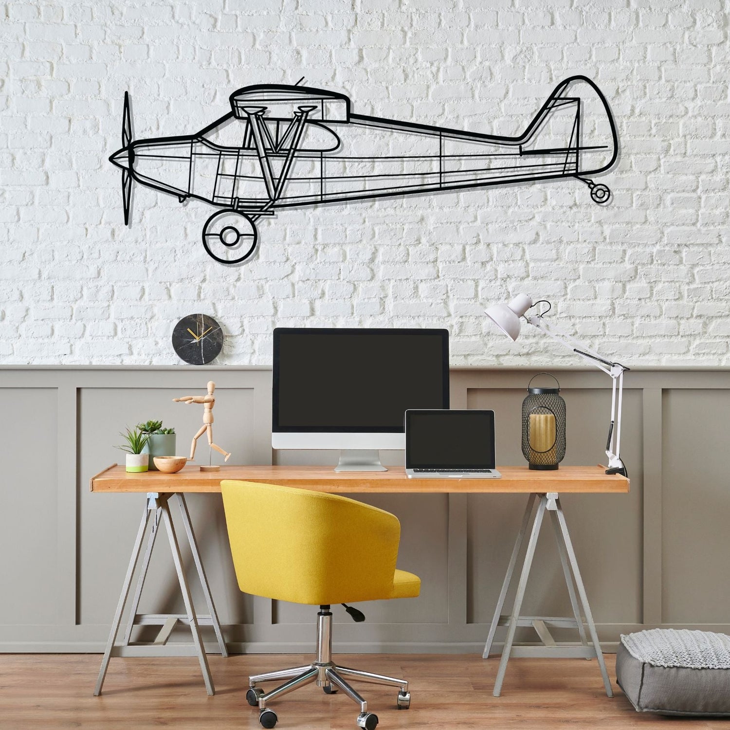 Décoration murale en métal - PA-12 Super aircraftvibes