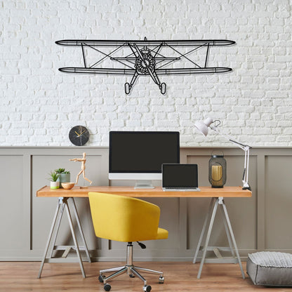 Décoration murale en métal - Stearman Front