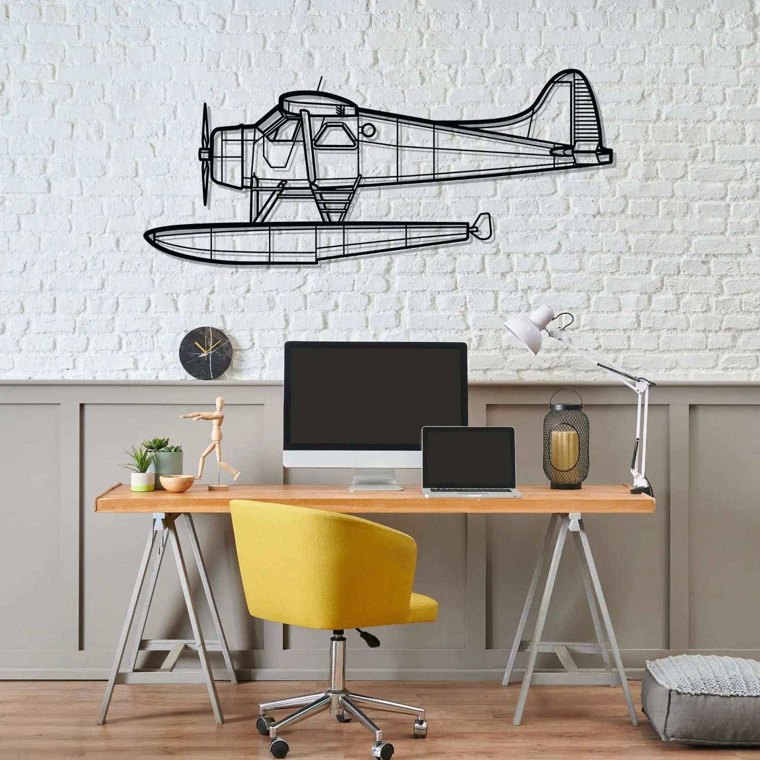 Décoration murale en métal - DHC-2 MK aircraftvibes