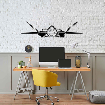 Décoration murale en métal - YF-23 Front