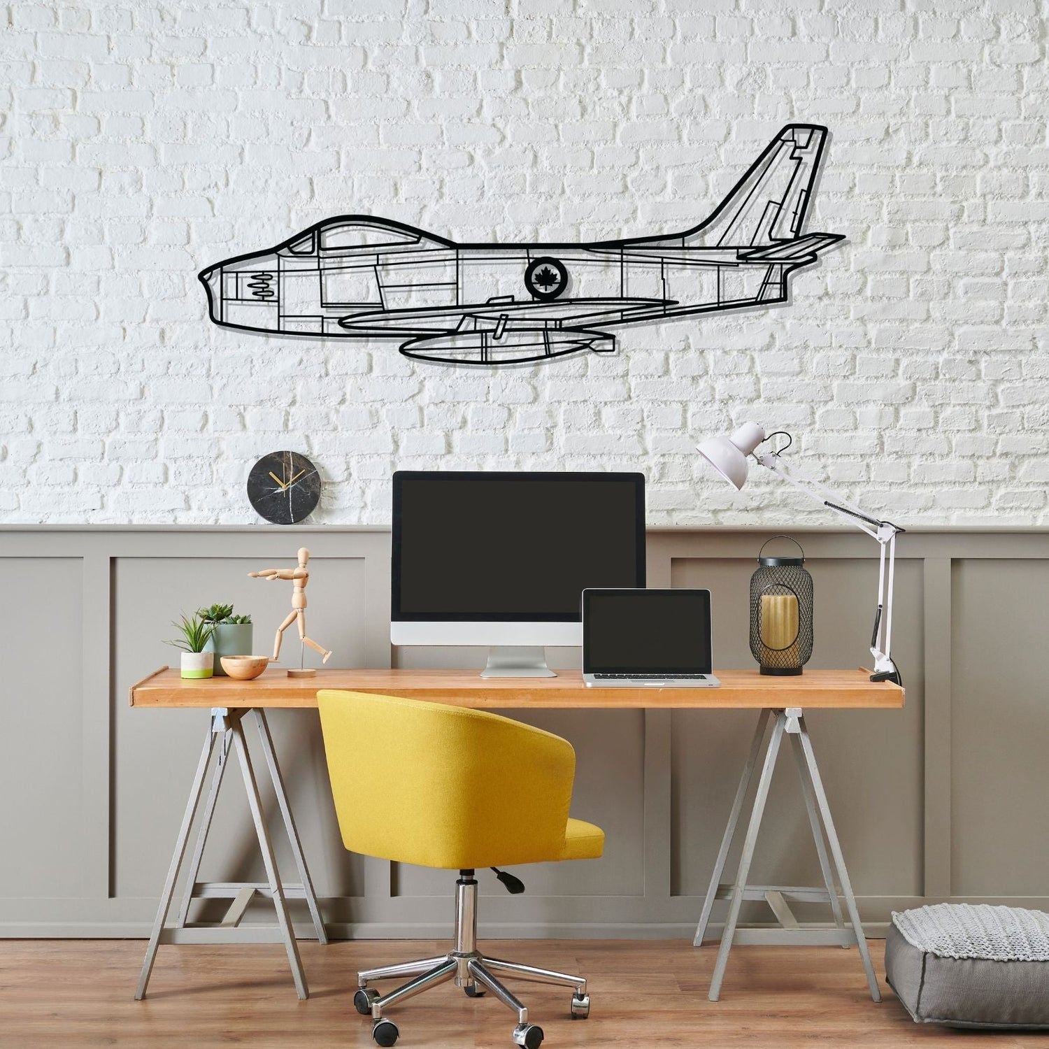 Décoration murale en métal - F86 Sabre aircraftvibes