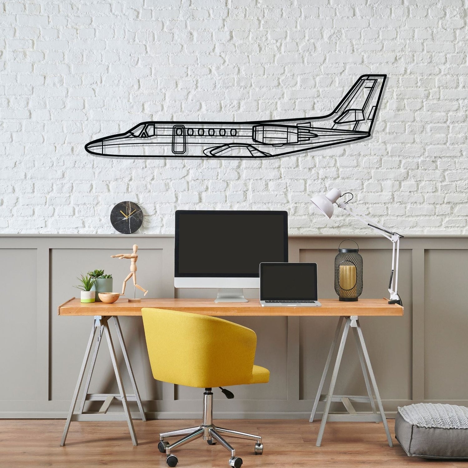 Décoration murale en métal - Citation II aircraftvibes