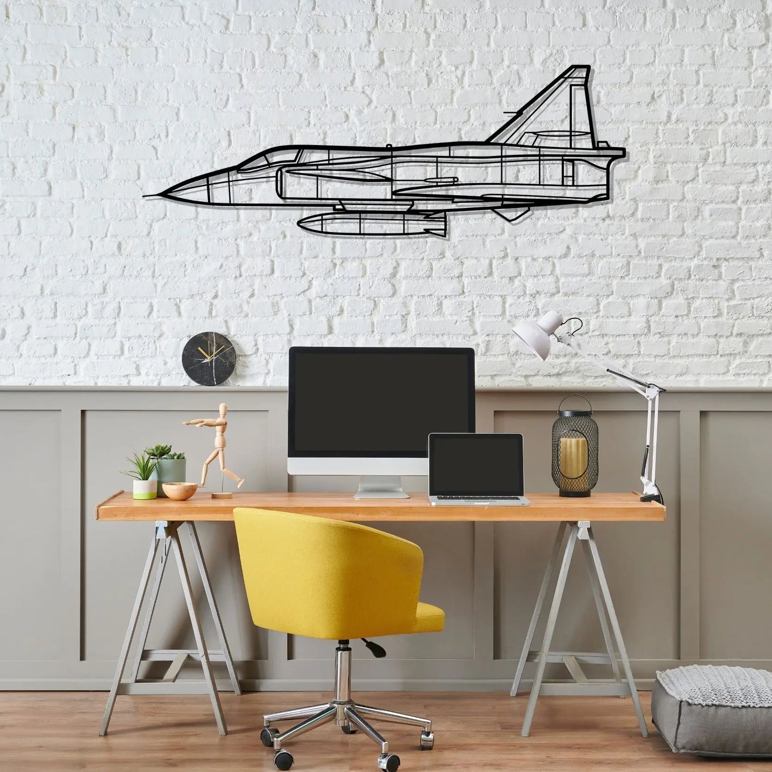 Décoration murale en métal - JA37 C aircraftvibes
