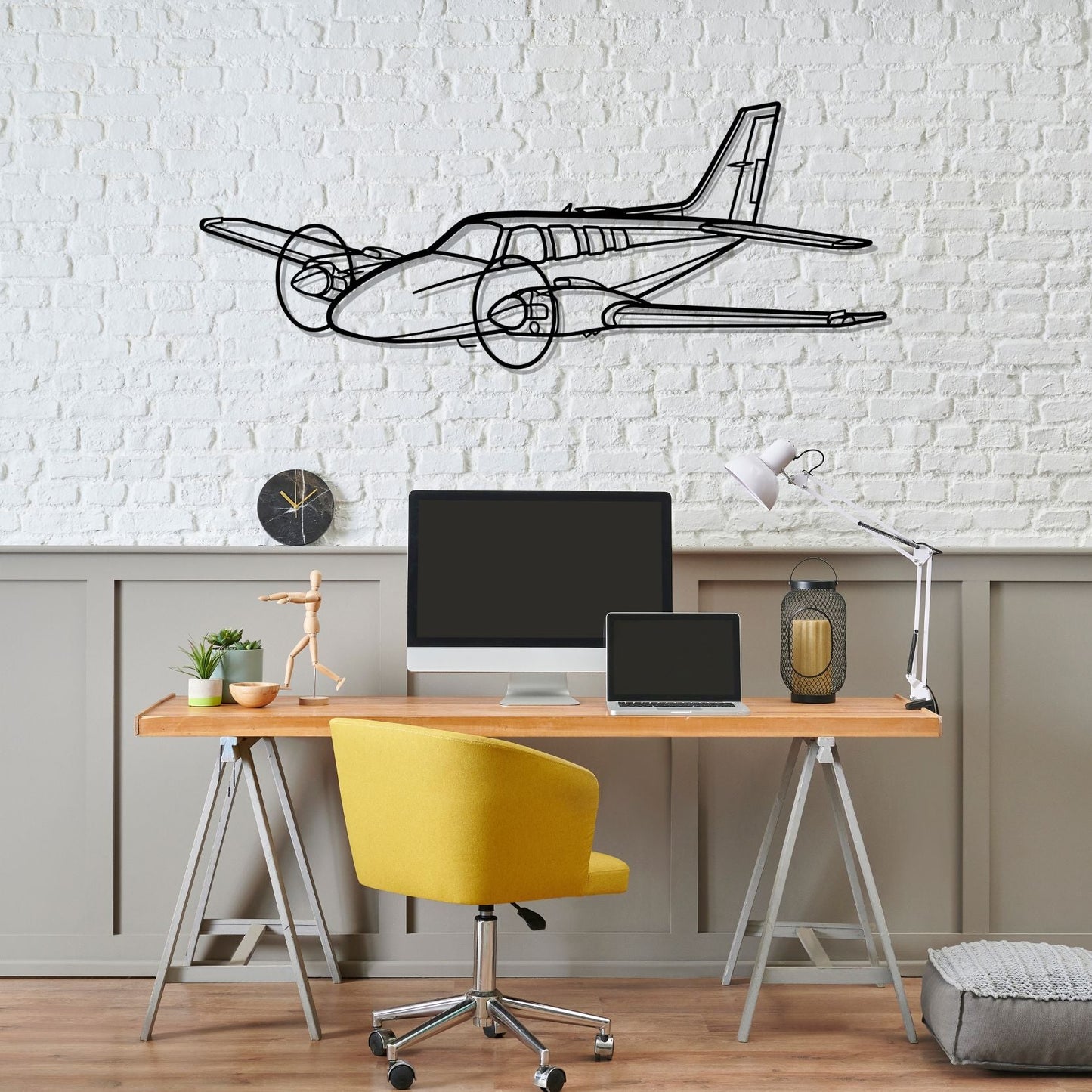 Décoration murale en métal - Baron 58