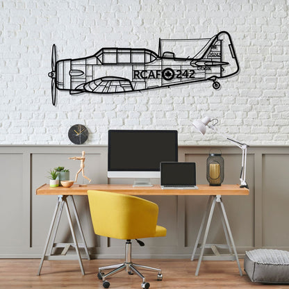 Décoration murale en métal - Harvard Silhouette