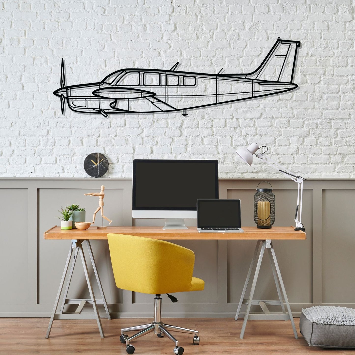 Décoration murale en métal - Bonanza A36TC