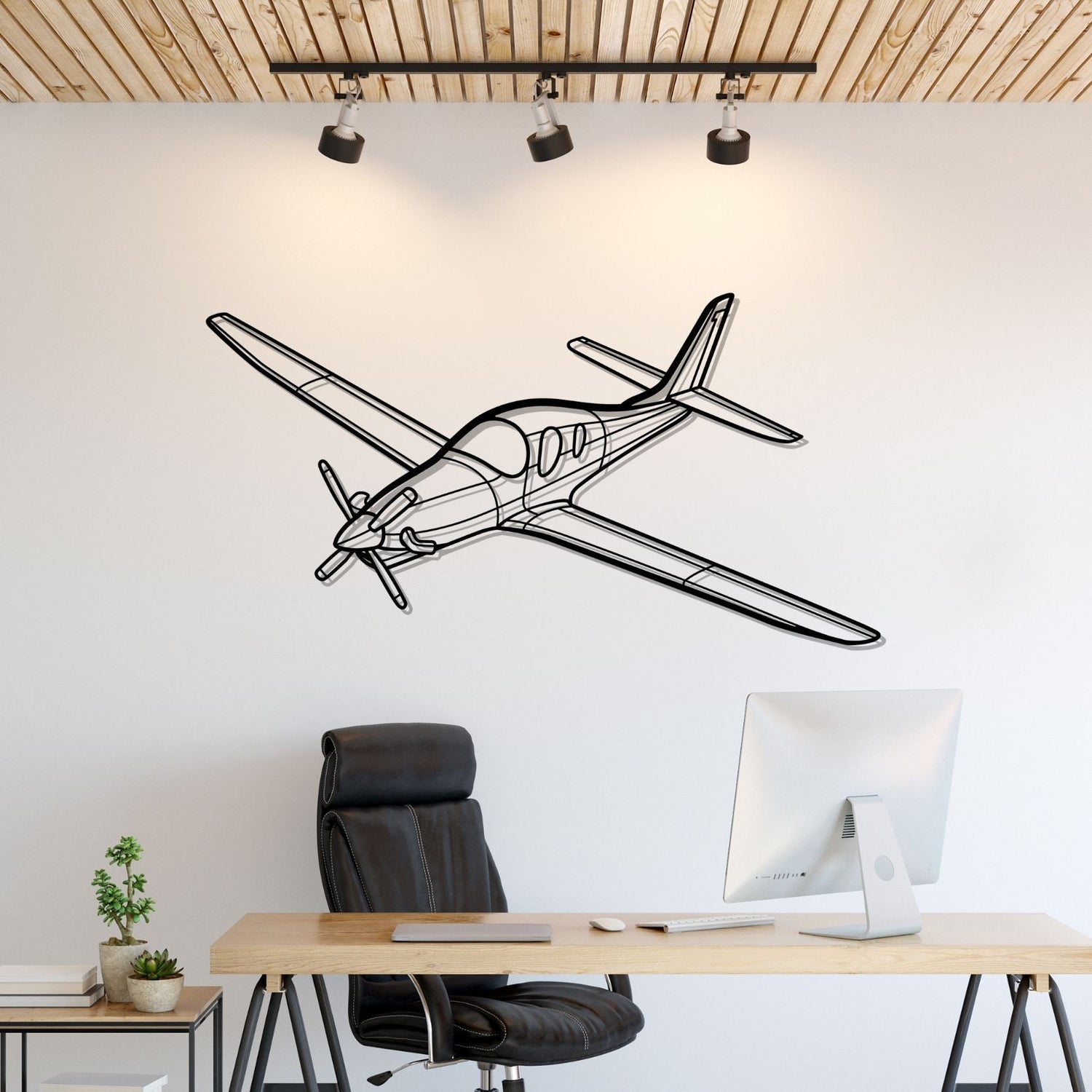 Décoration murale en métal - Evolution Angle aircraftvibes