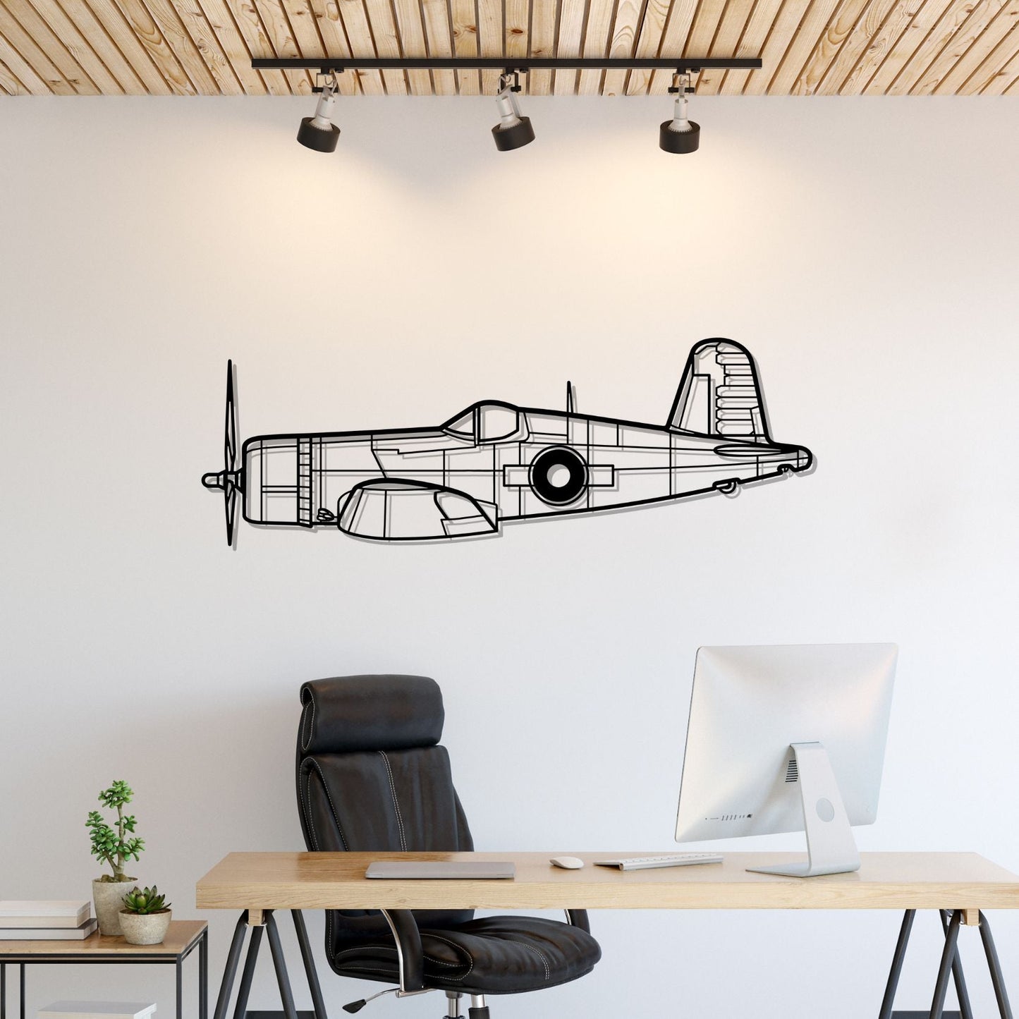 Décoration murale en métal - FG-1D Corsair