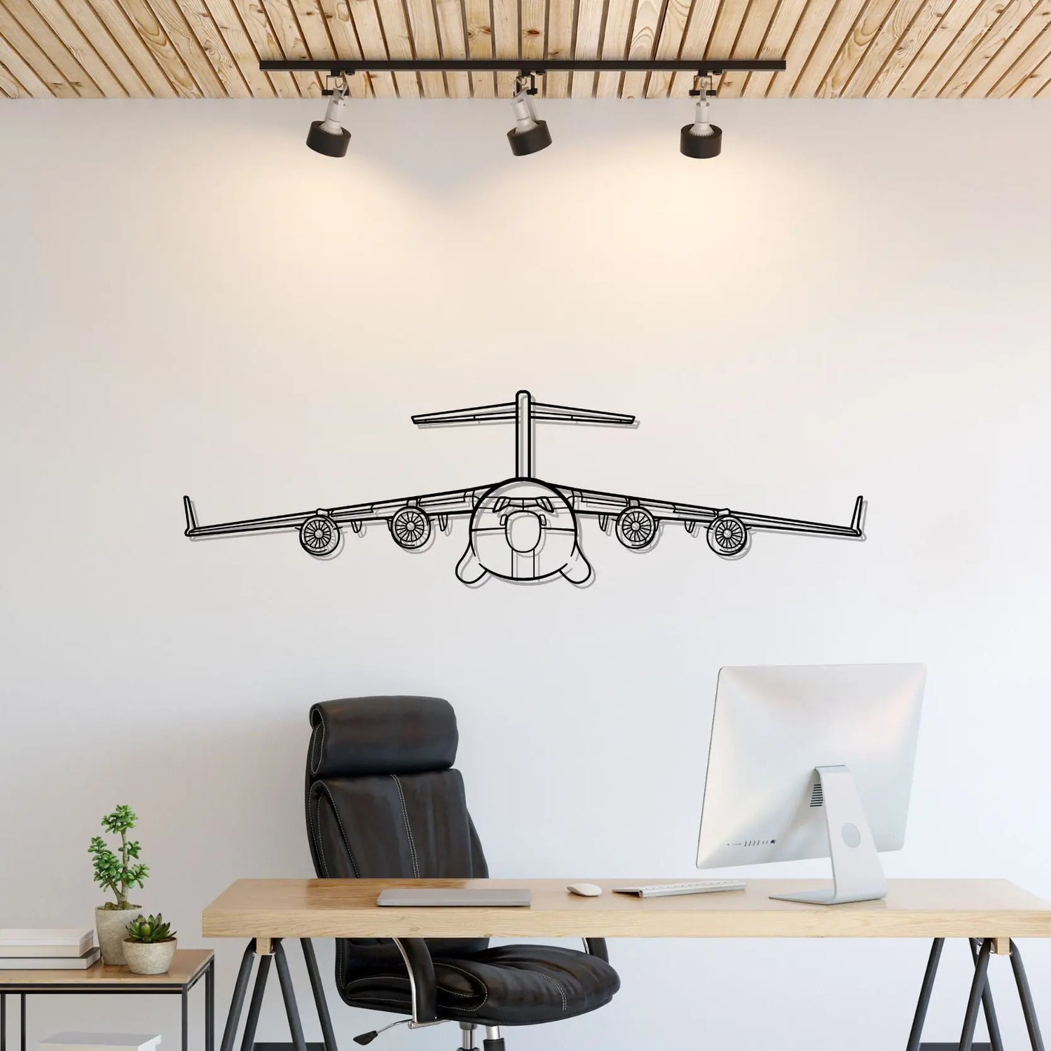 Décoration murale en métal - C-17 Globemaster aircraftvibes