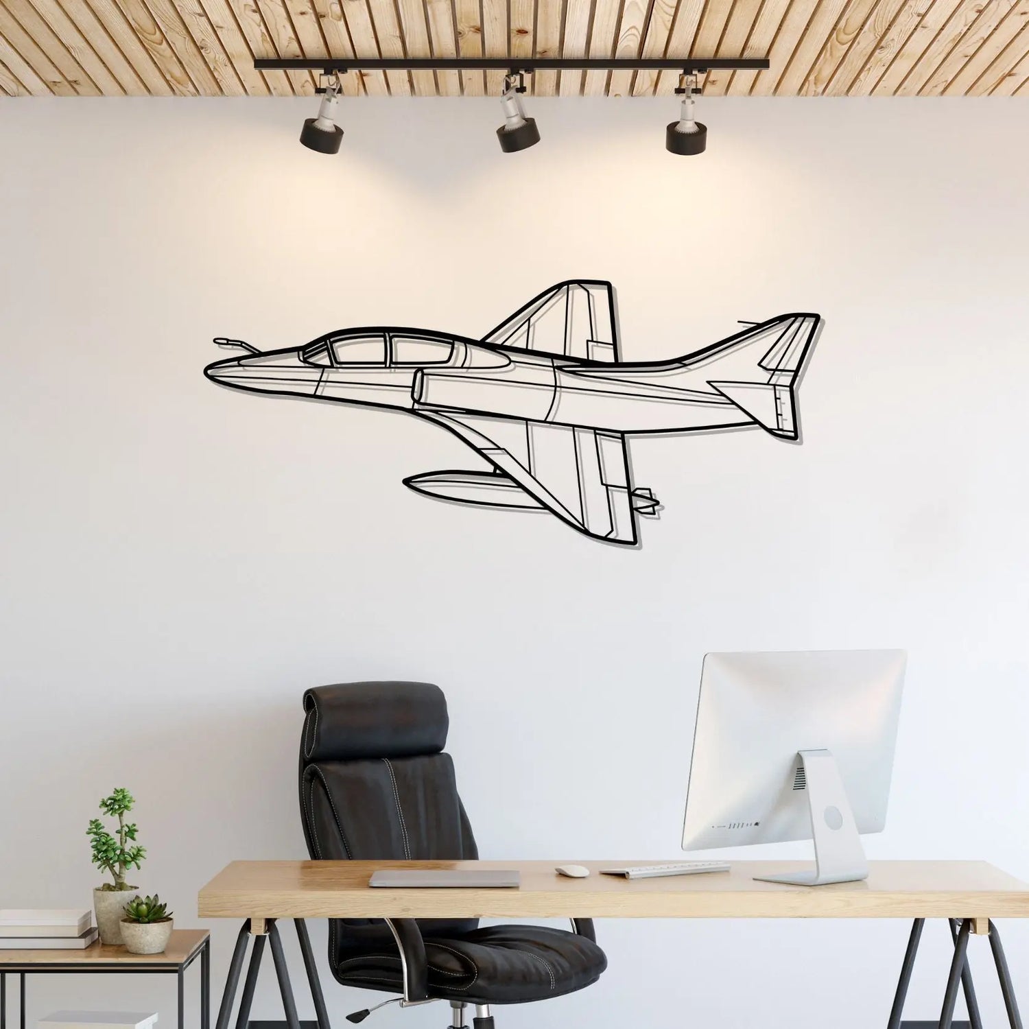 Décoration murale en métal - TA-4J Skyhawk aircraftvibes