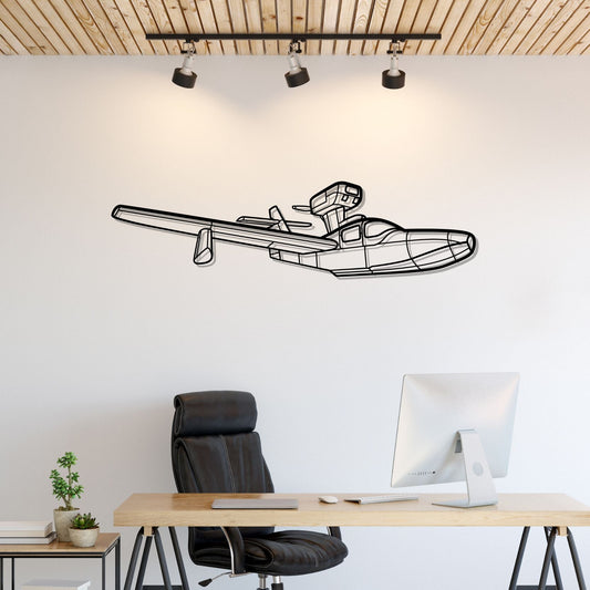 Décoration murale en métal - 270 Turbo