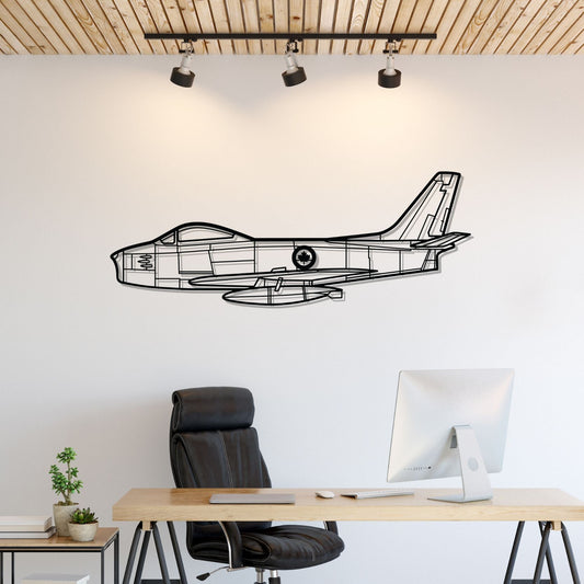 Décoration murale en métal - F86 Sabre