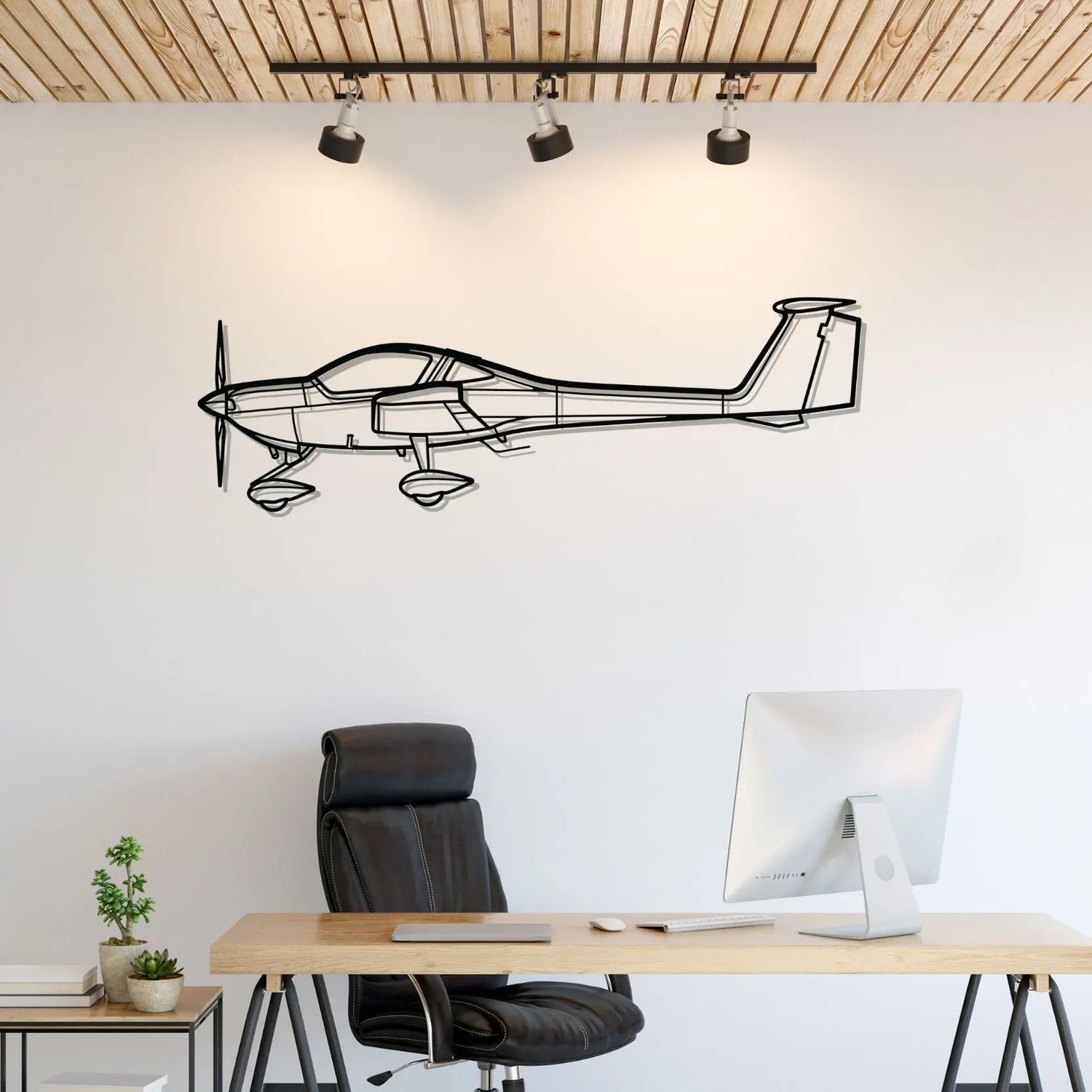 Décoration murale en métal - DA20 Silhouette aircraftvibes