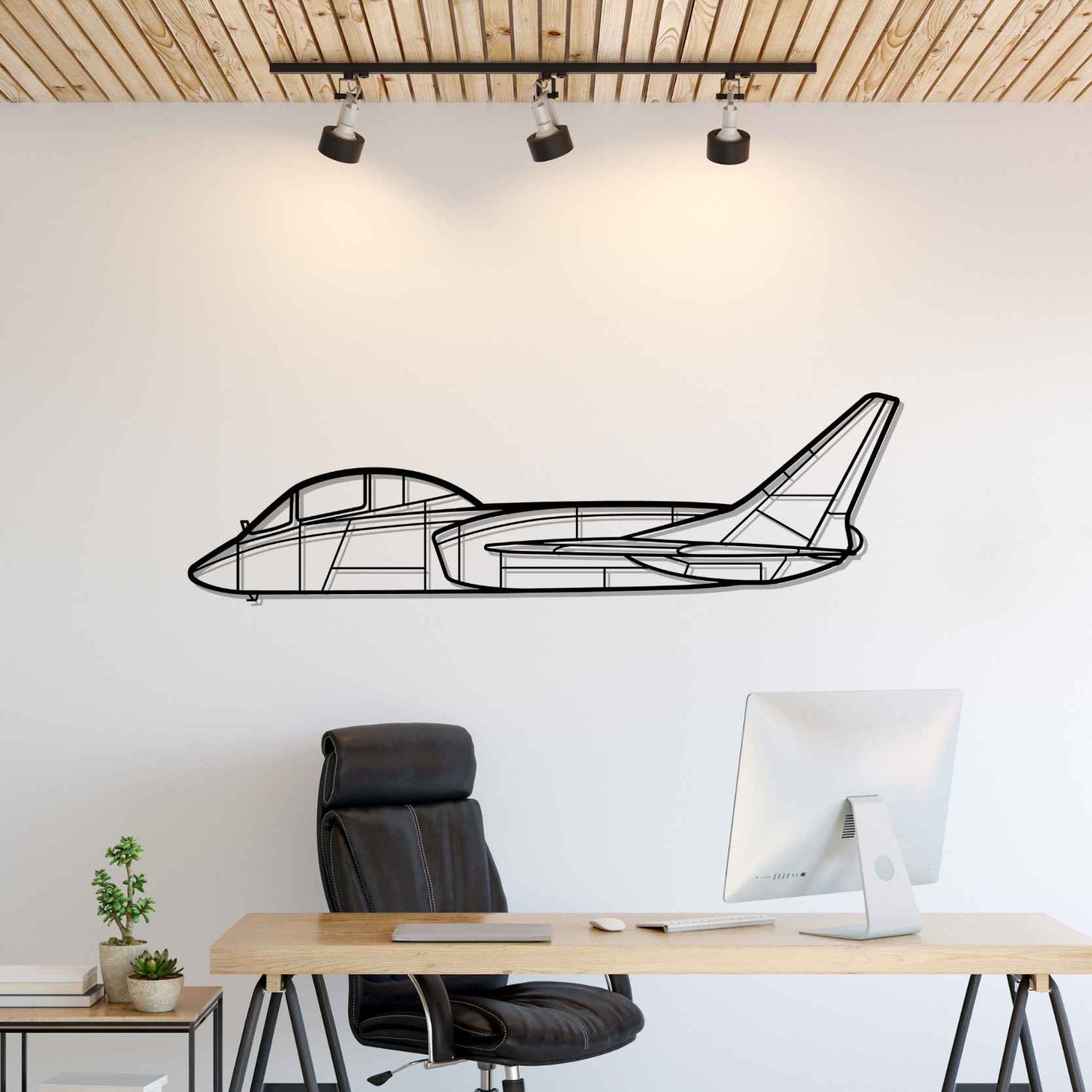 Décoration murale en métal - F7U-3 Cutlass aircraftvibes