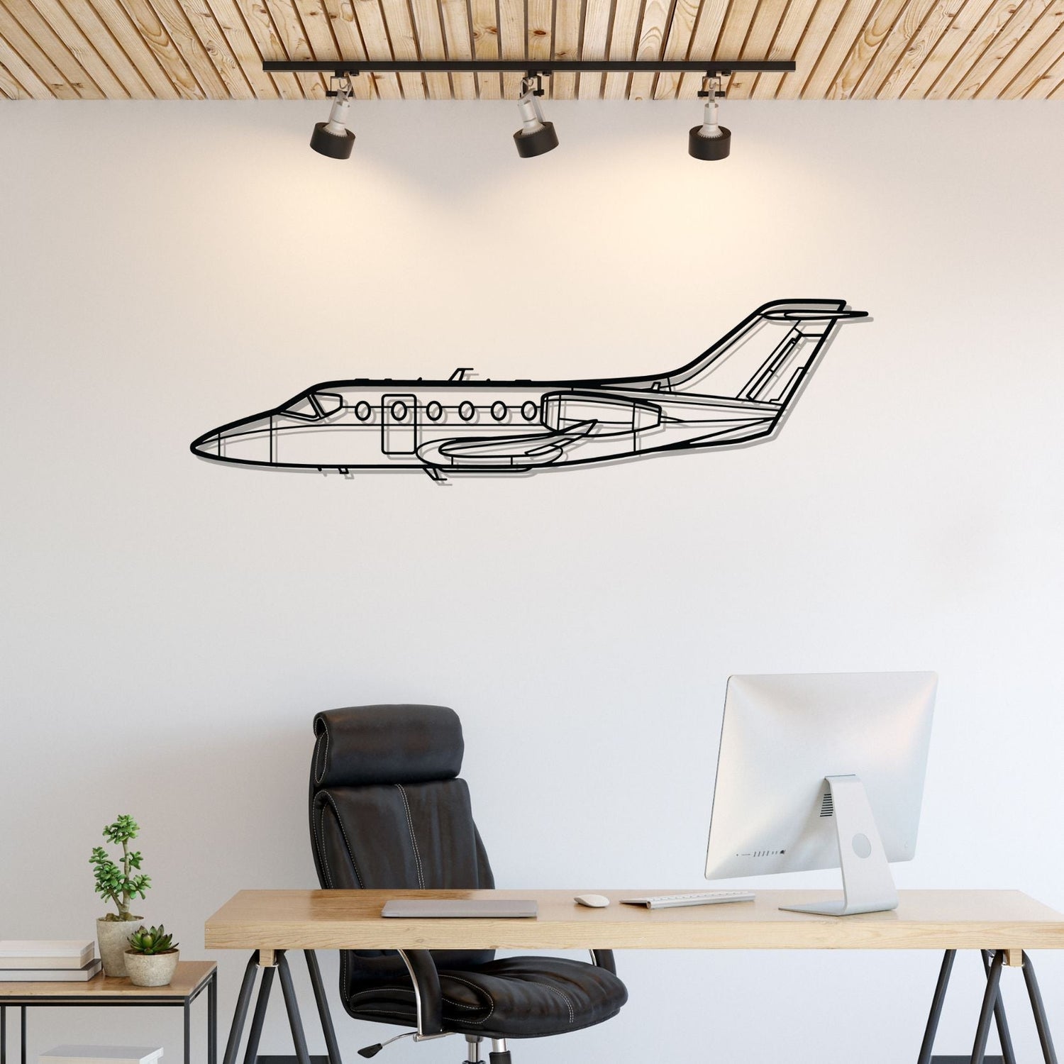 Décoration murale en métal - Hawker 400 aircraftvibes